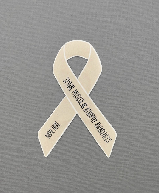 Spinal Muscular Awareness Custom Ribbon Sticker
