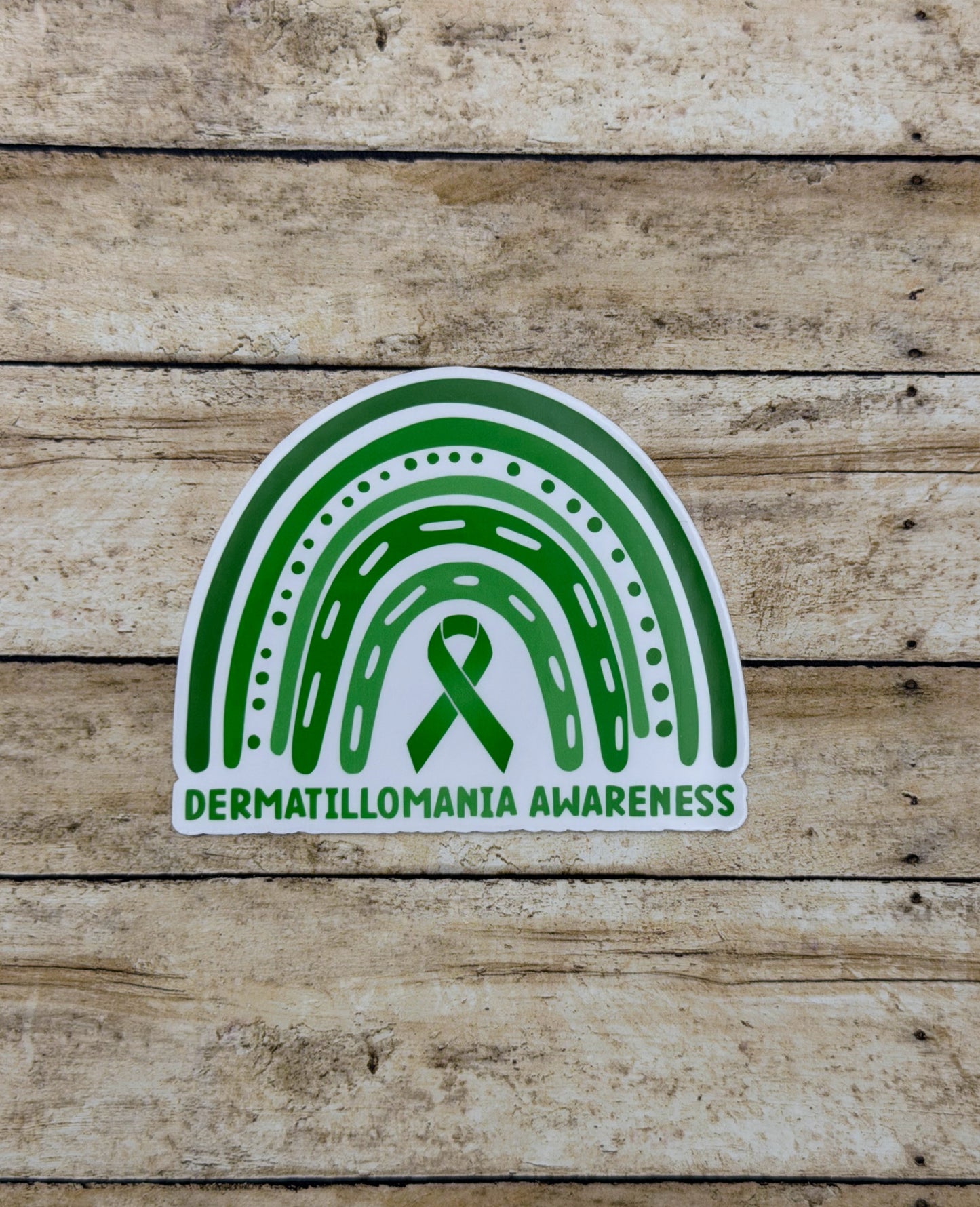 Dermatillomania Awareness Rainbow Sticker or Magnet