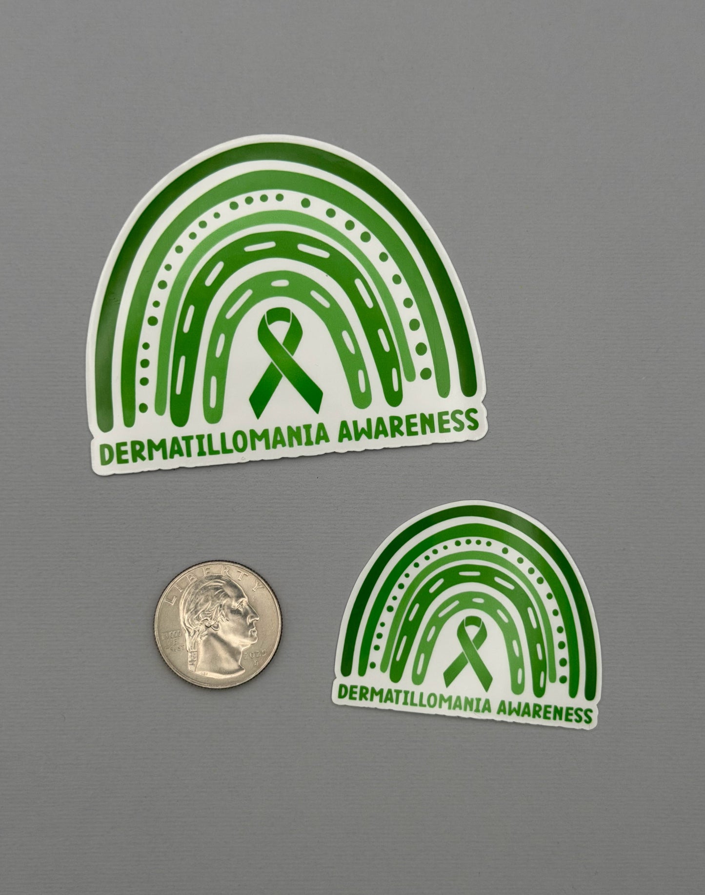 Dermatillomania Awareness Rainbow Sticker or Magnet