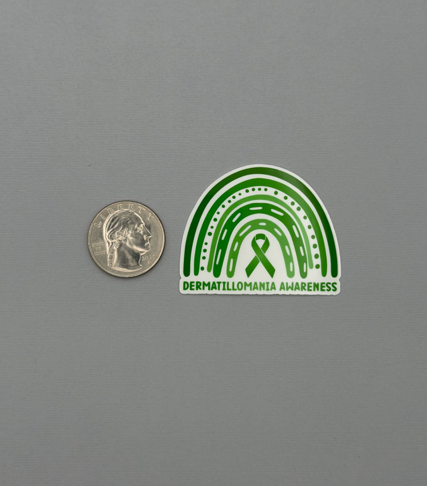 Dermatillomania Awareness Rainbow Sticker or Magnet
