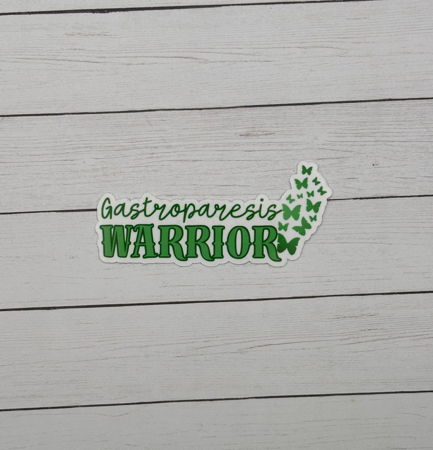Gastroparesis Warrior Butterflies Sticker