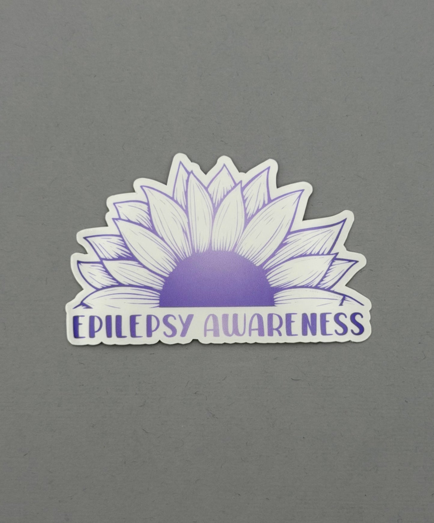 Epilepsy Awareness Sunflower Sticker