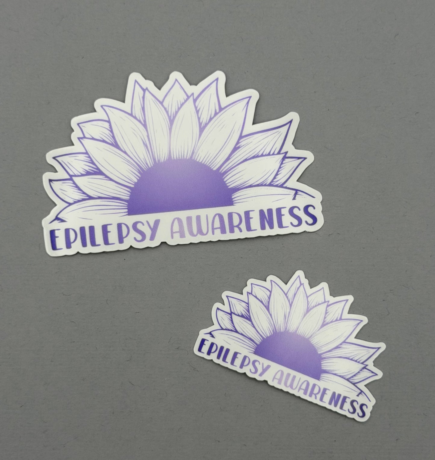 Epilepsy Awareness Sunflower Sticker