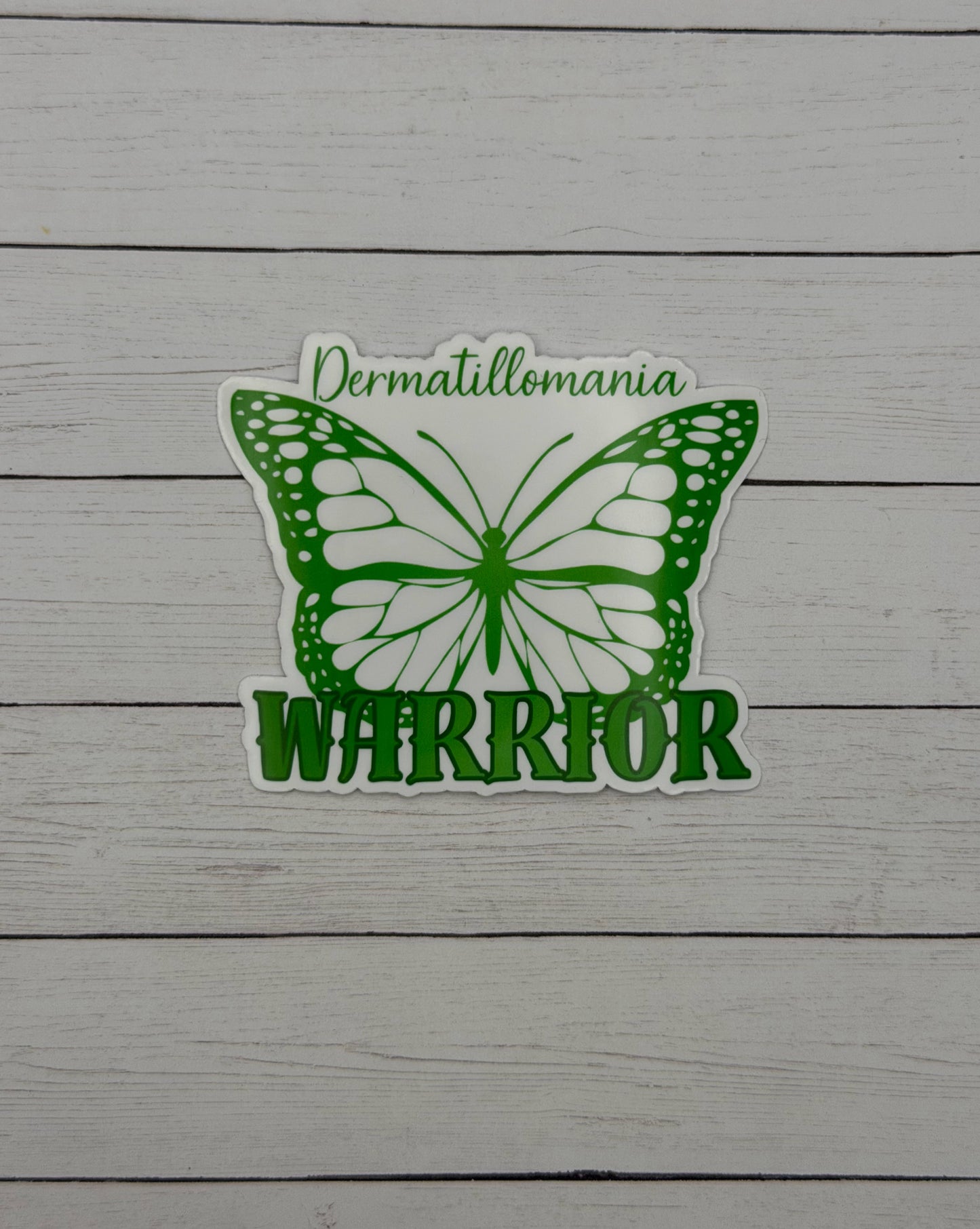 Dermatillomania Warrior Butterfly Sticker or Magnet