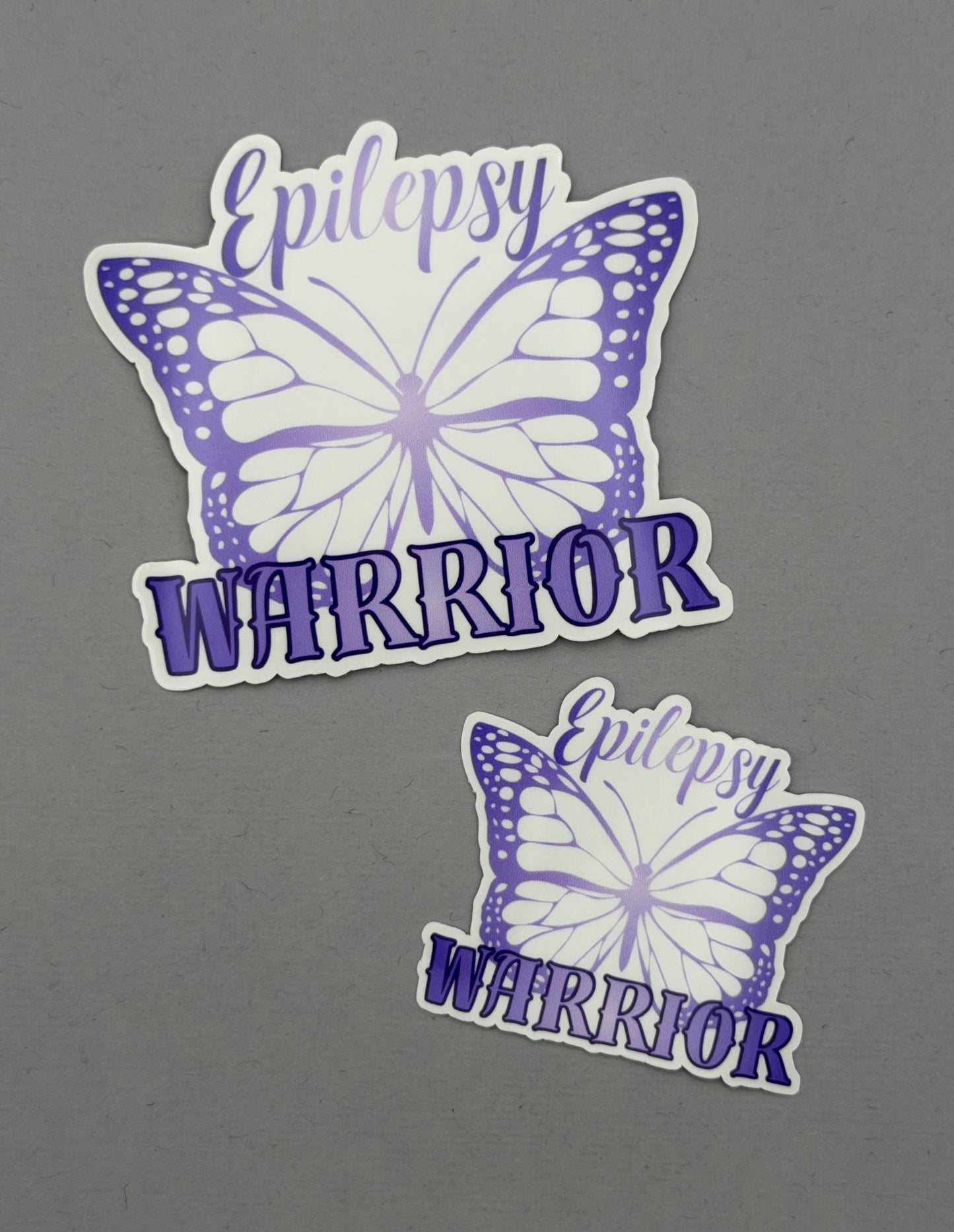 Epilepsy Warrior Butterfly Sticker