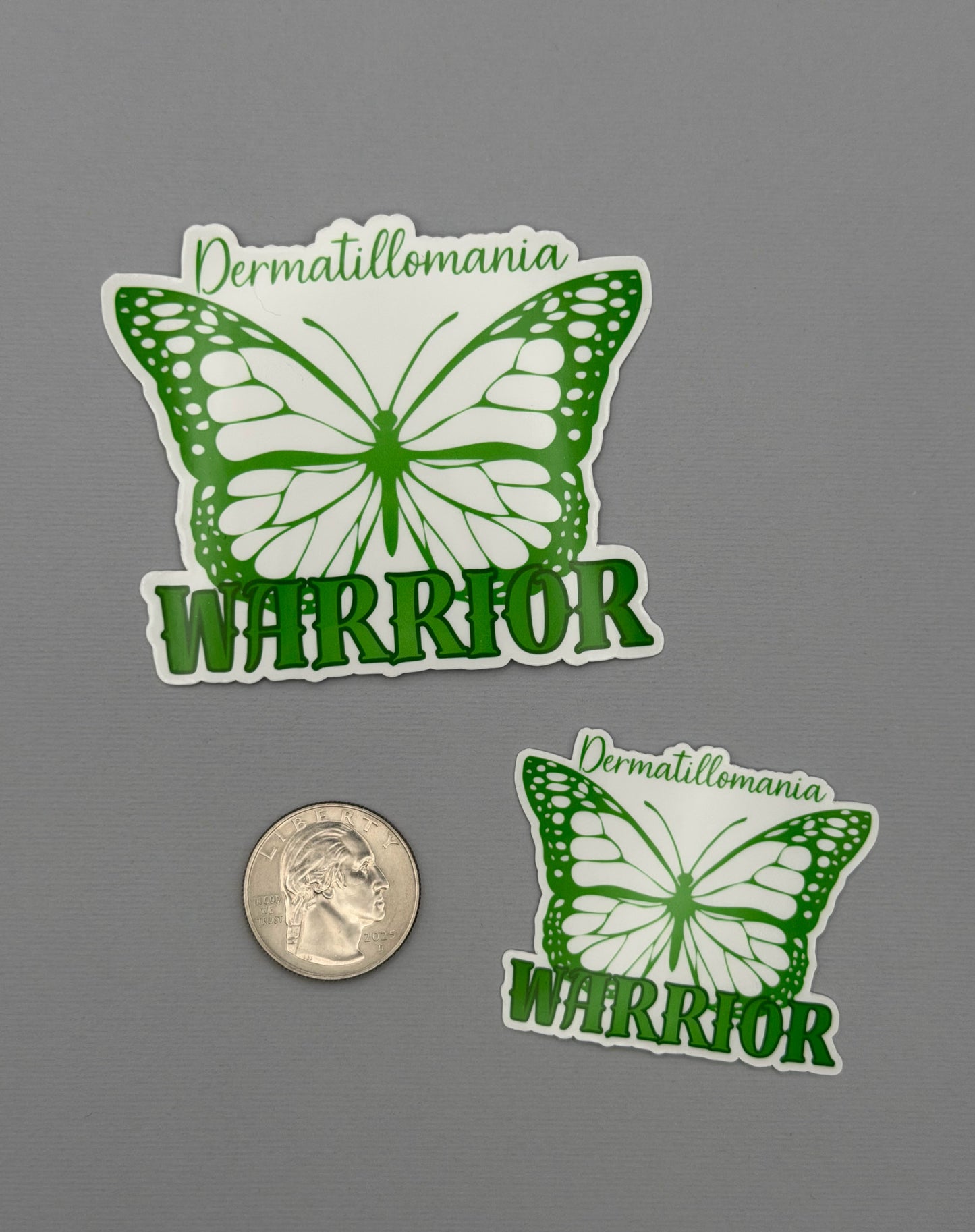 Dermatillomania Warrior Butterfly Sticker or Magnet