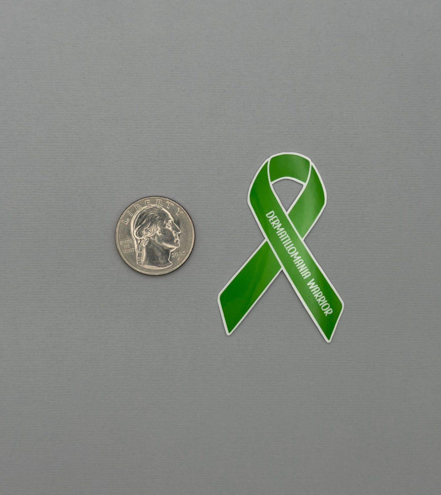 Dermatillomania Warrior Ribbon Sticker or Magnet