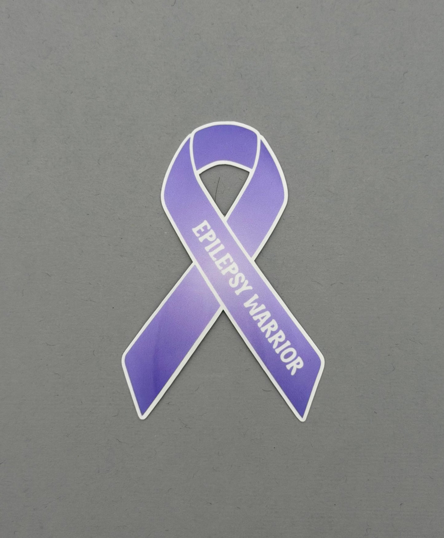 Epilepsy Warrior Ribbon Sticker