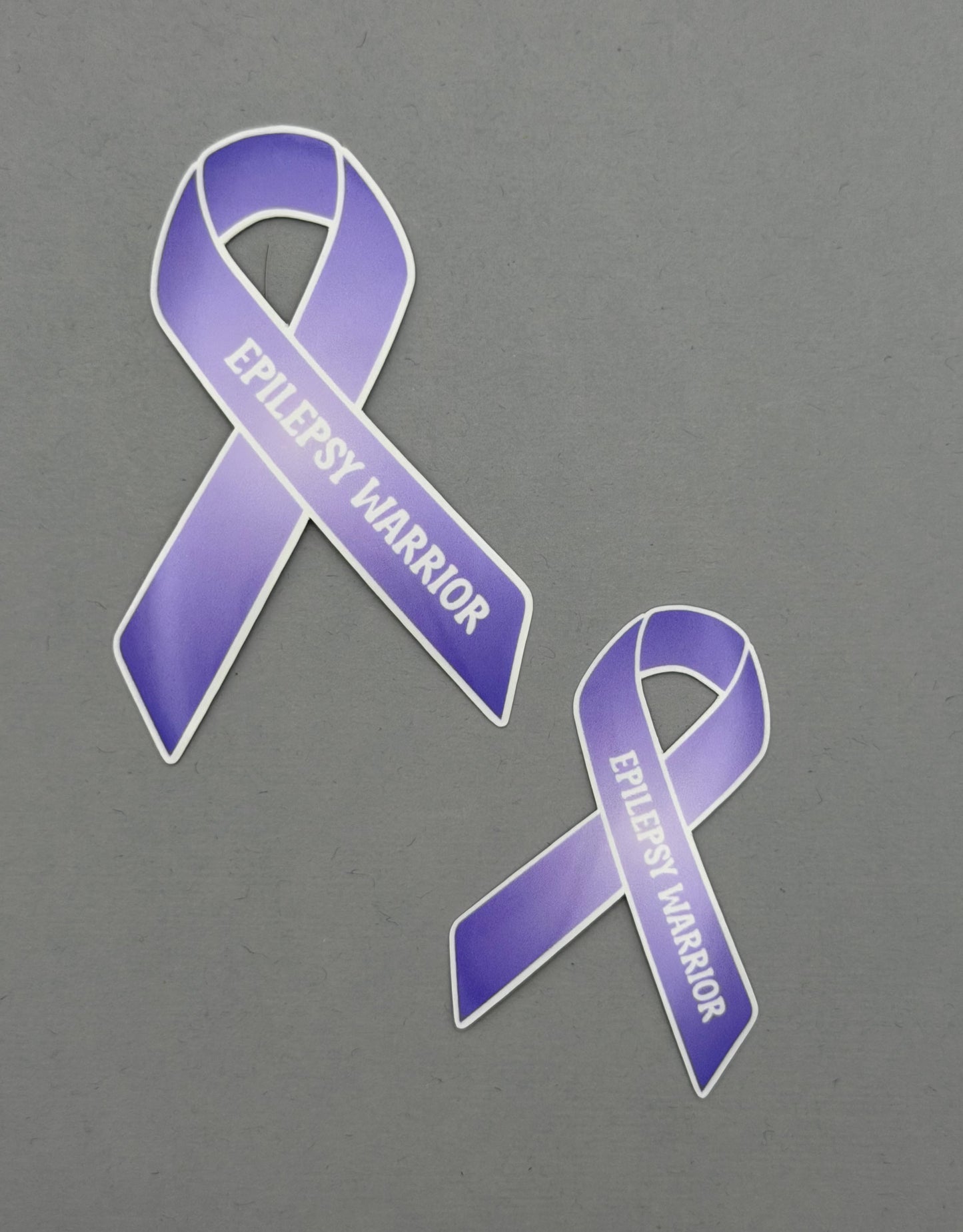 Epilepsy Warrior Ribbon Sticker