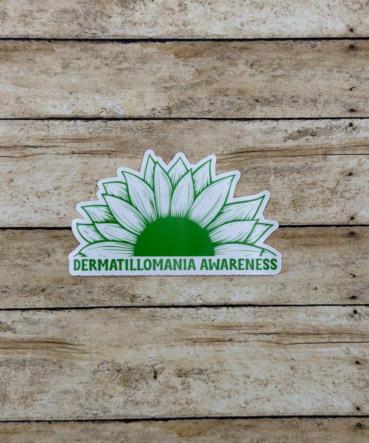 Dermatillomania Awareness Sunflower Sticker or Magnet
