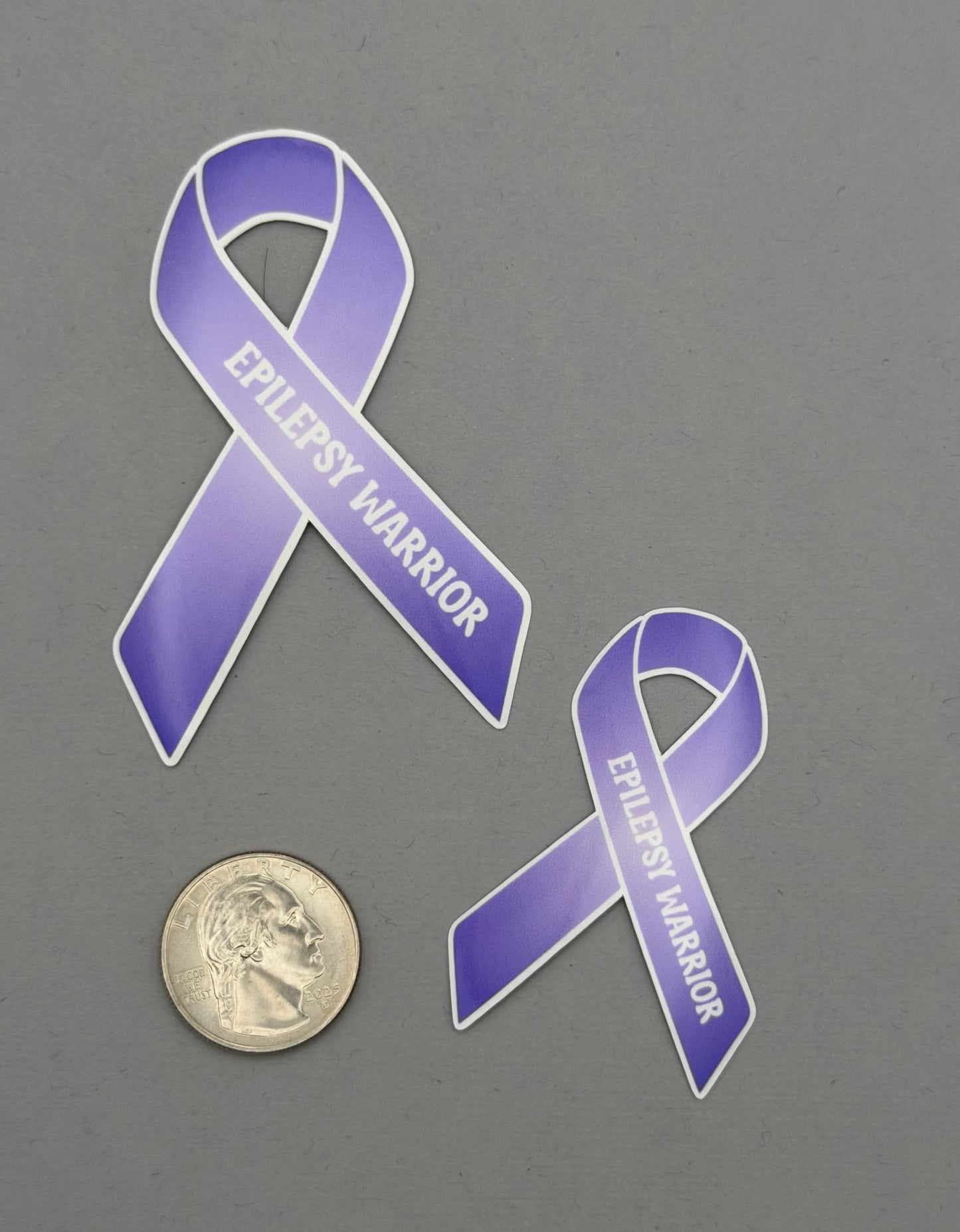 Epilepsy Warrior Ribbon Sticker