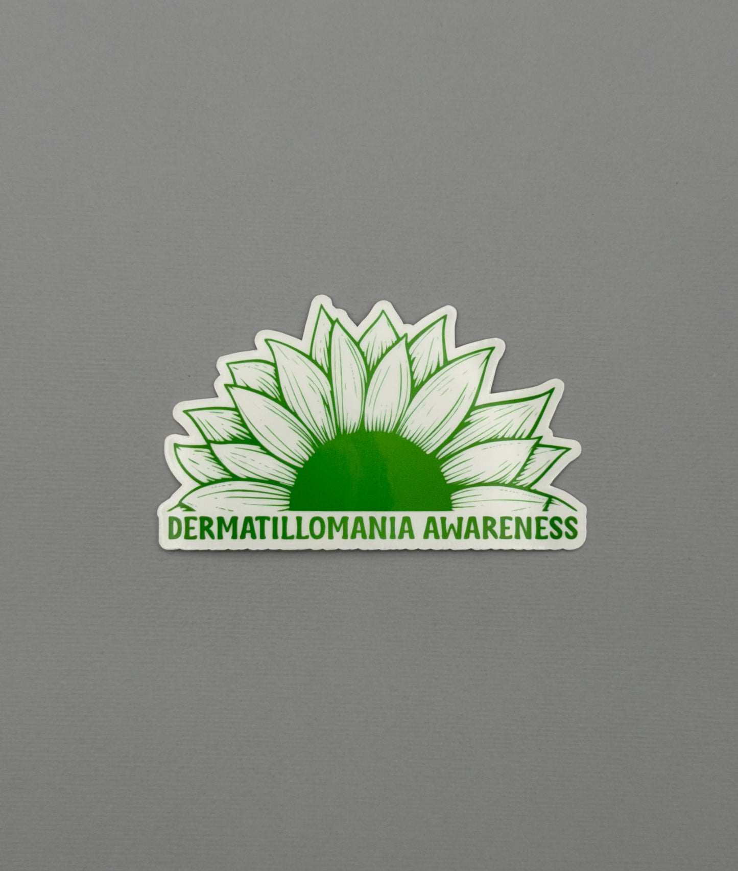 Dermatillomania Awareness Sunflower Sticker or Magnet