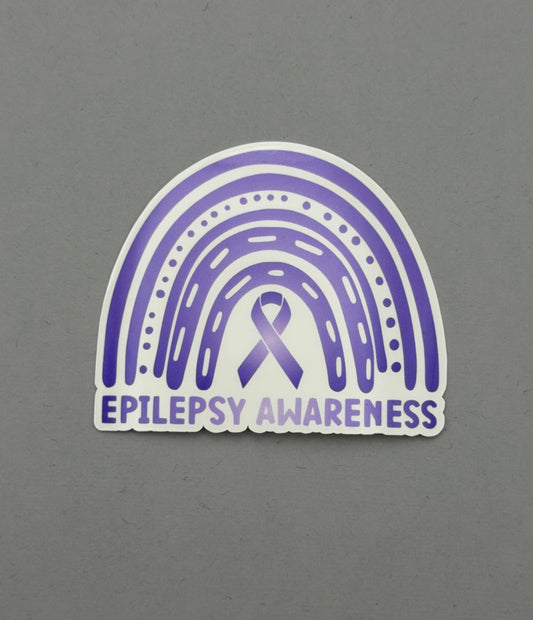 Epilepsy Awareness Rainbow Sticker