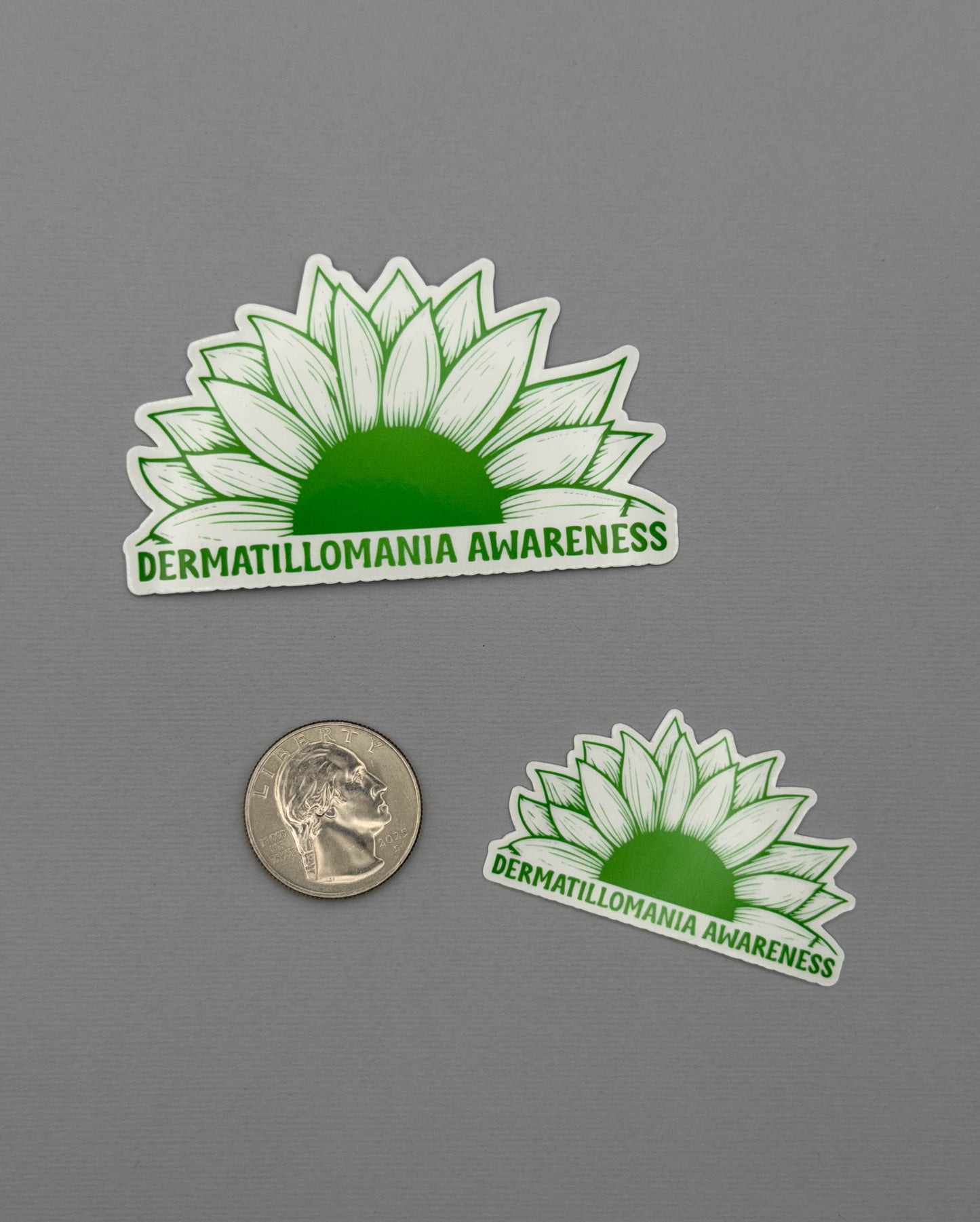 Dermatillomania Awareness Sunflower Sticker or Magnet