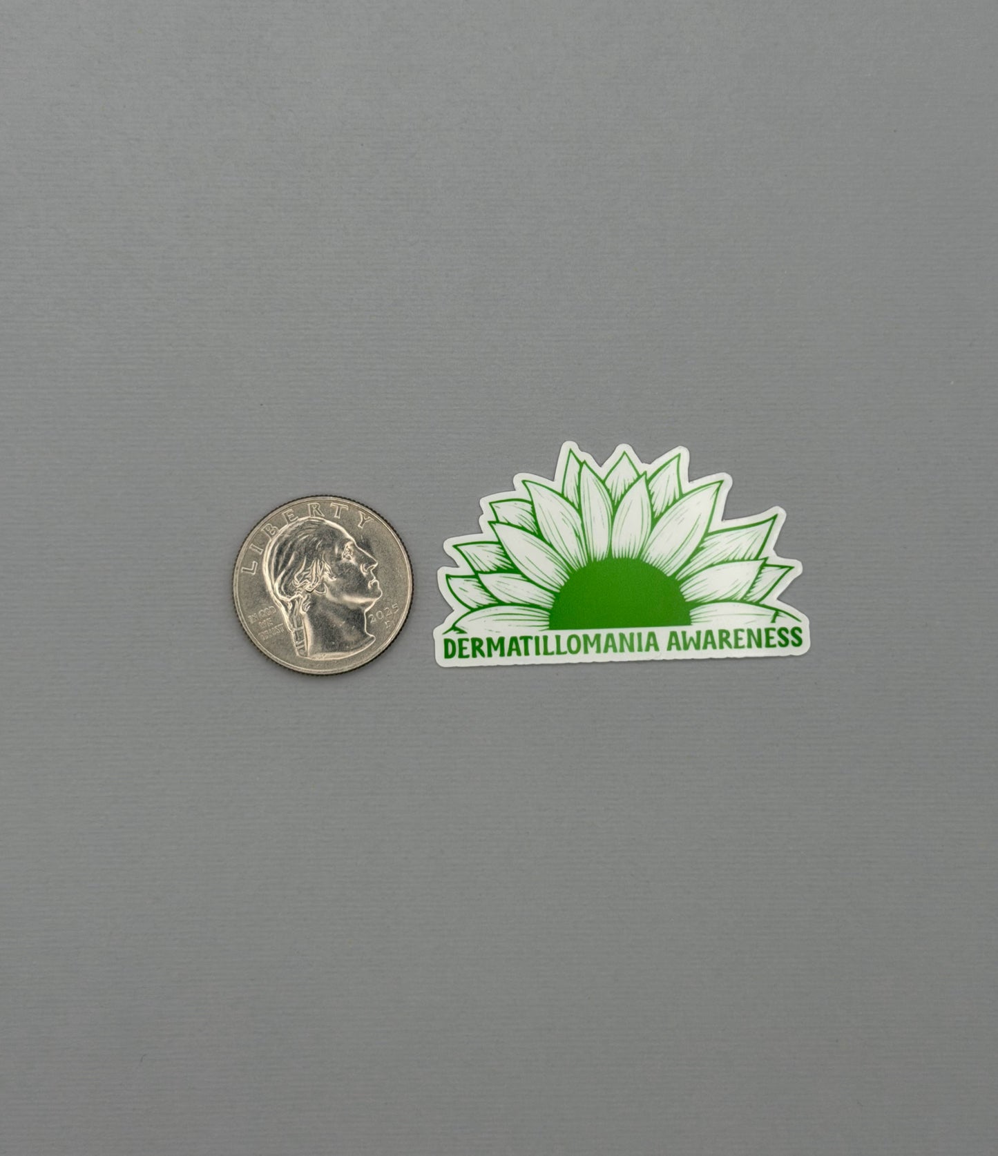 Dermatillomania Awareness Sunflower Sticker or Magnet