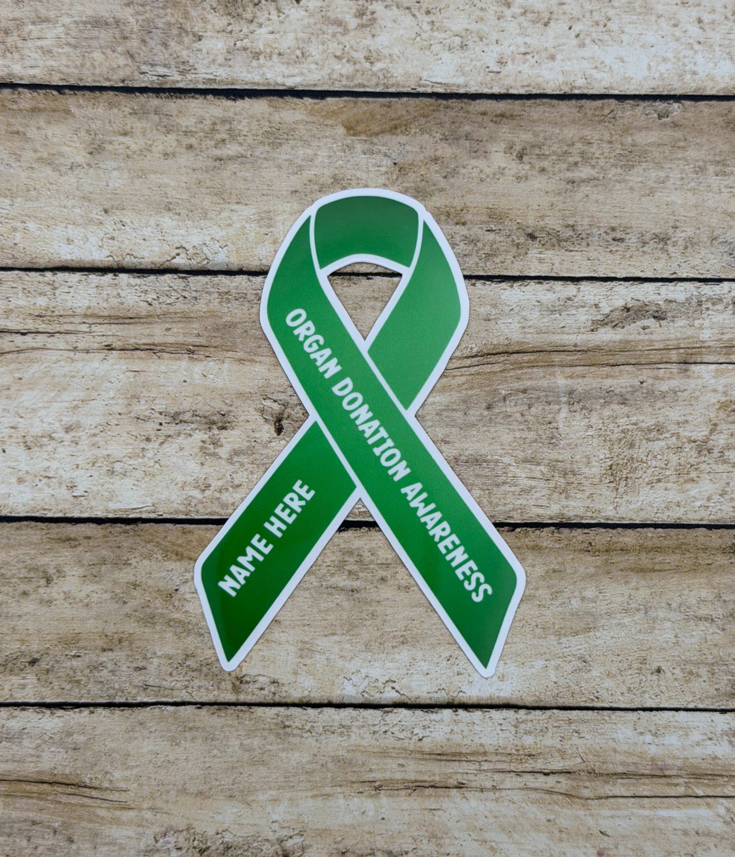 Organ Donation Awareness Custom Awareness Ribbon Sticker