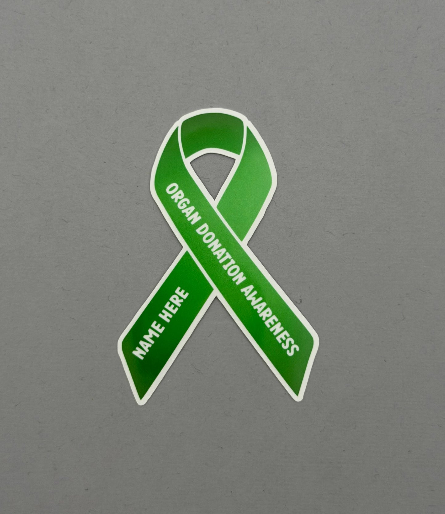 Organ Donation Awareness Custom Awareness Ribbon Sticker