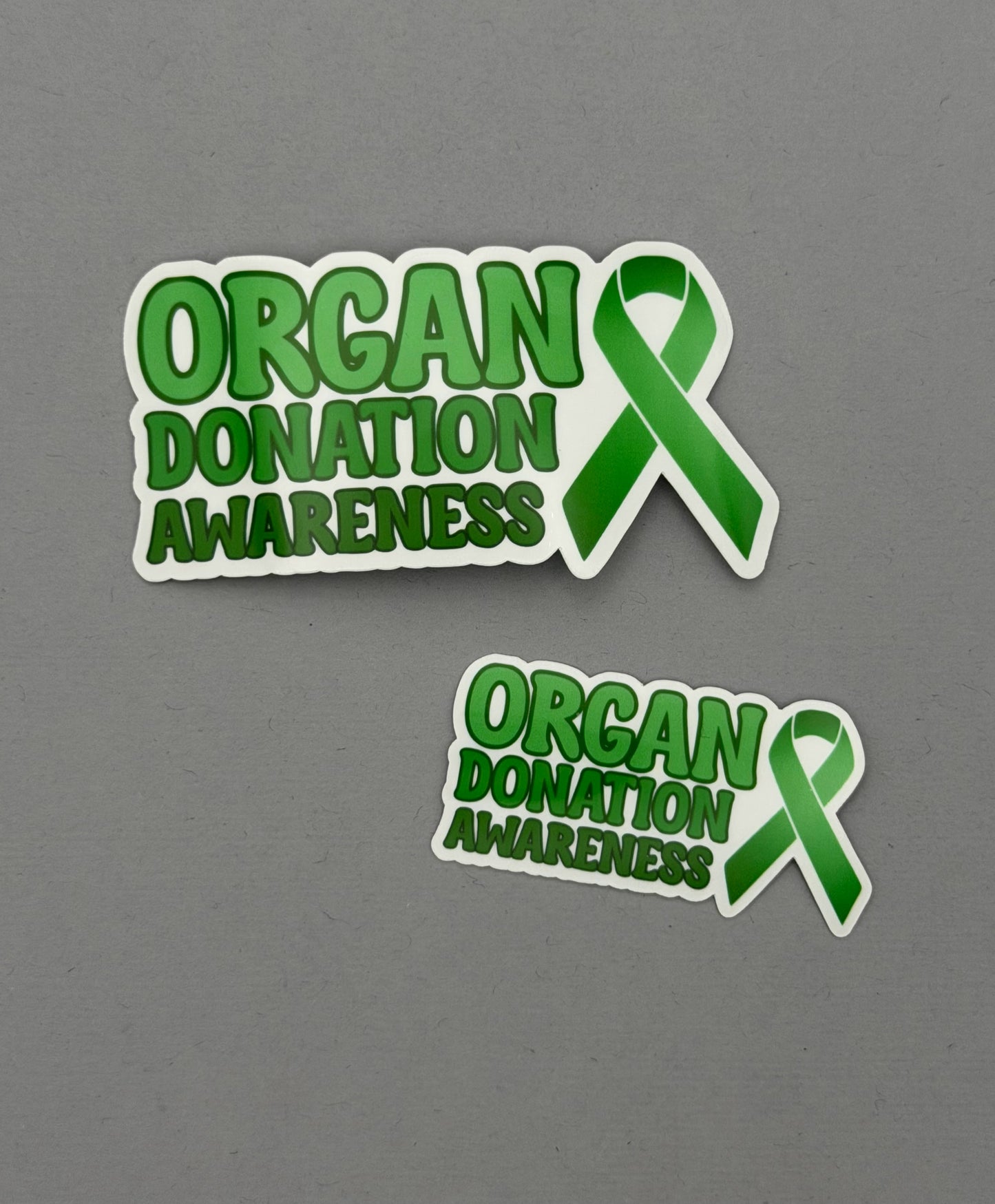 Organ Donation Awareness with Ribbon Sticker