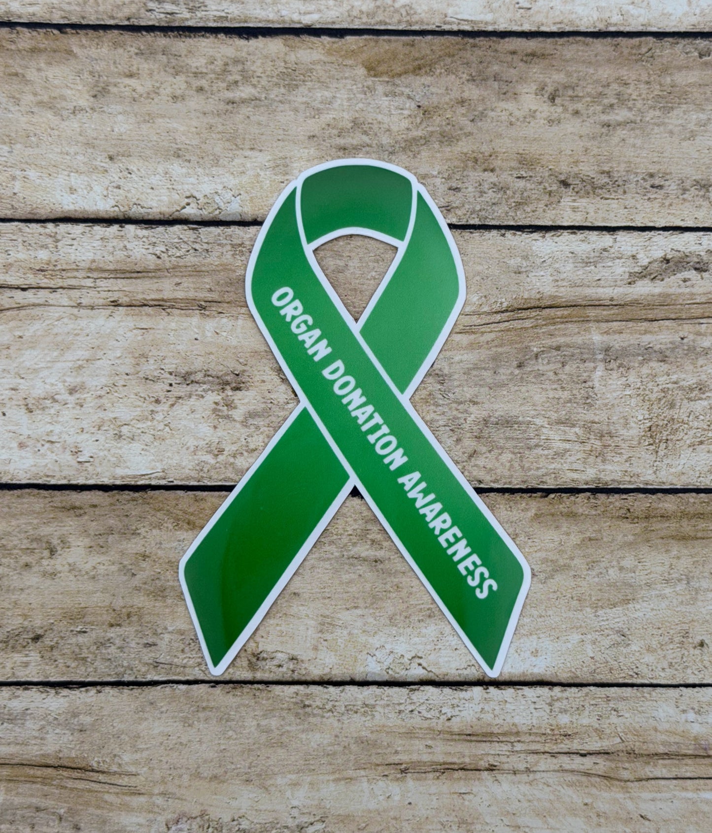 Organ Donation Awareness Ribbon Sticker