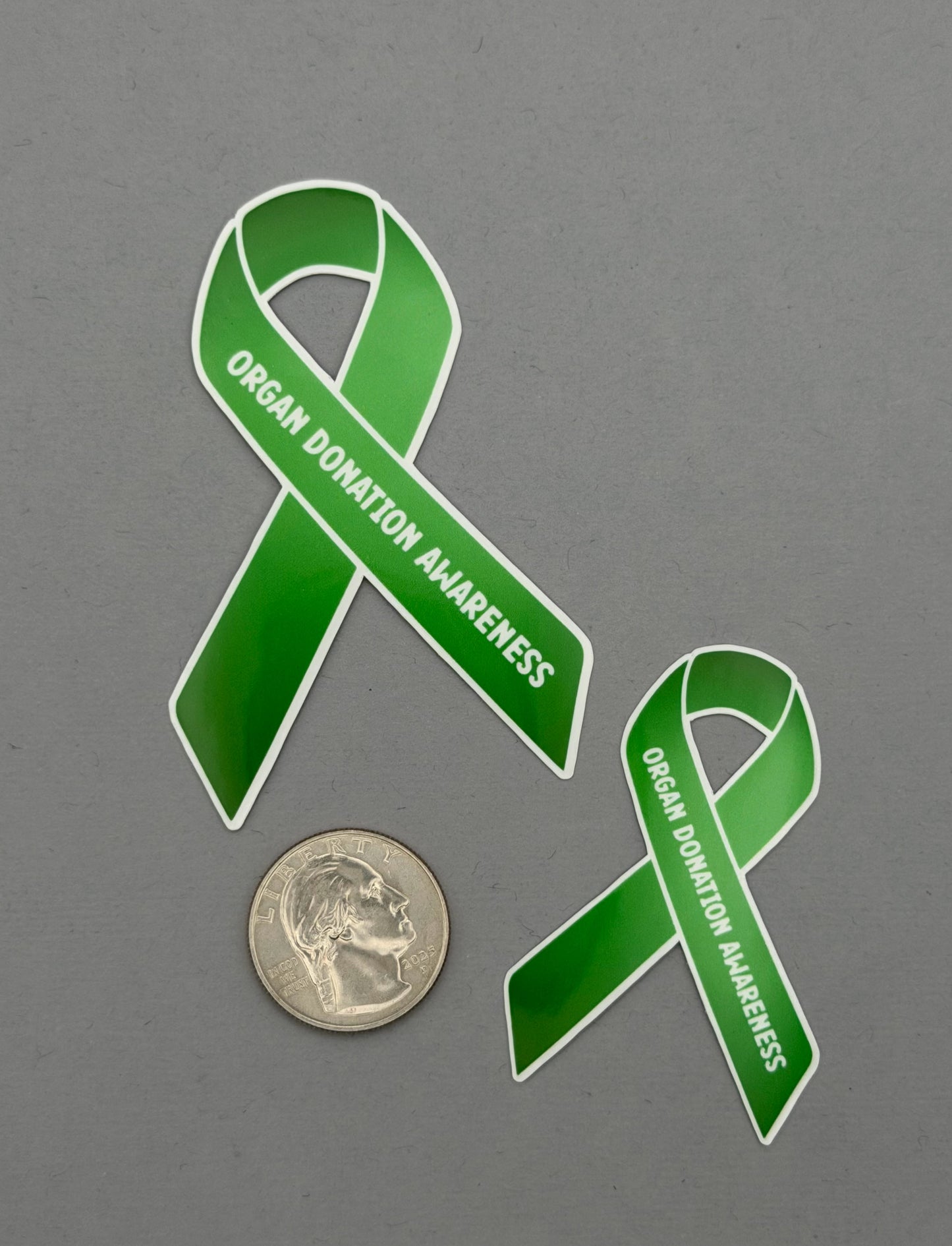 Organ Donation Awareness Ribbon Sticker