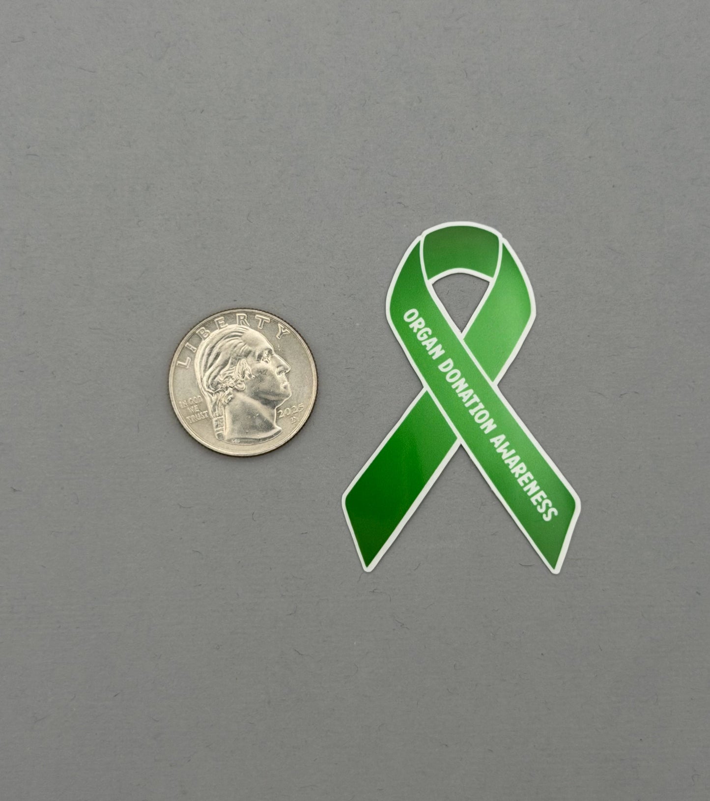 Organ Donation Awareness Ribbon Sticker