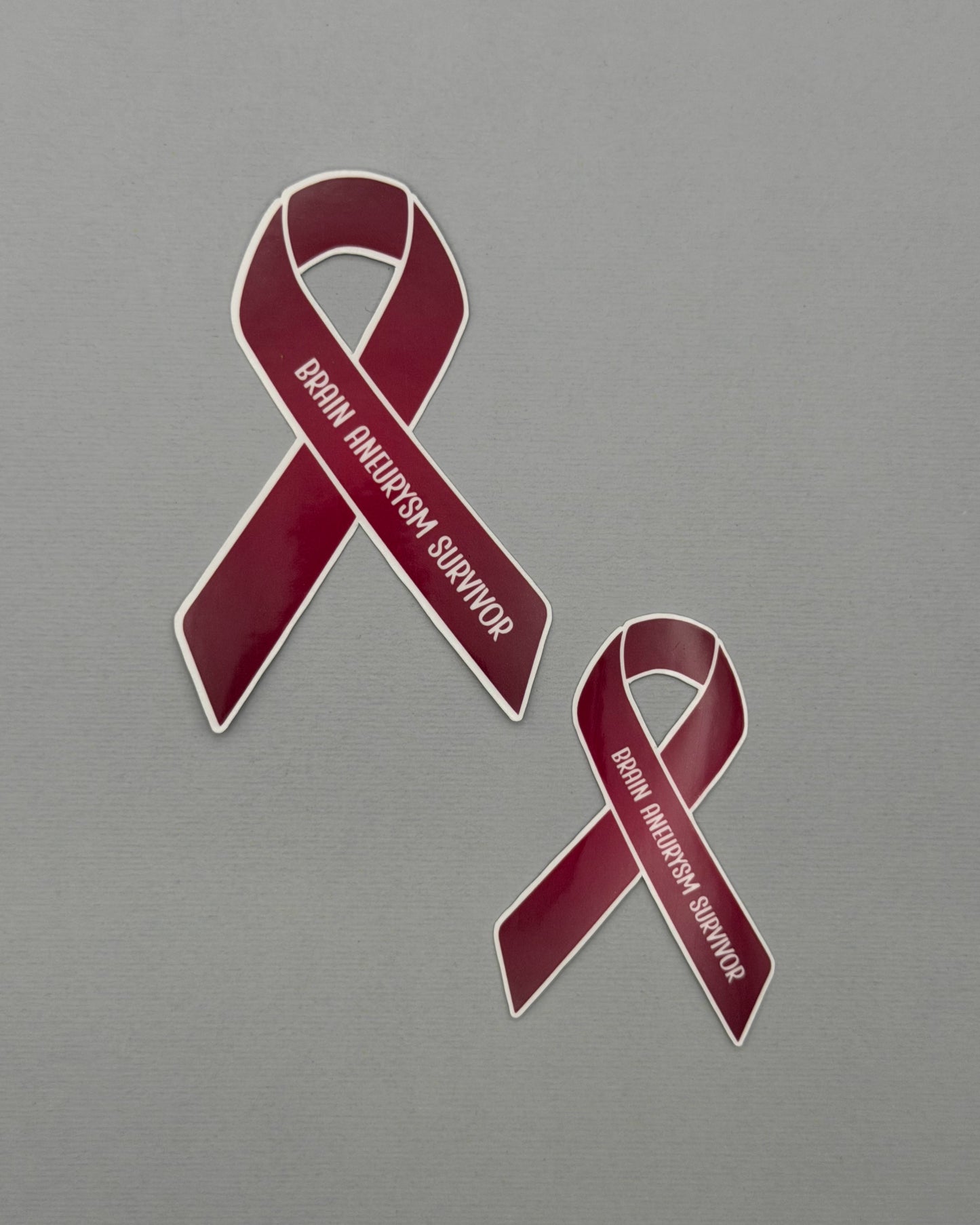 Brain Aneurysm Survivor Ribbon Sticker or Magnet