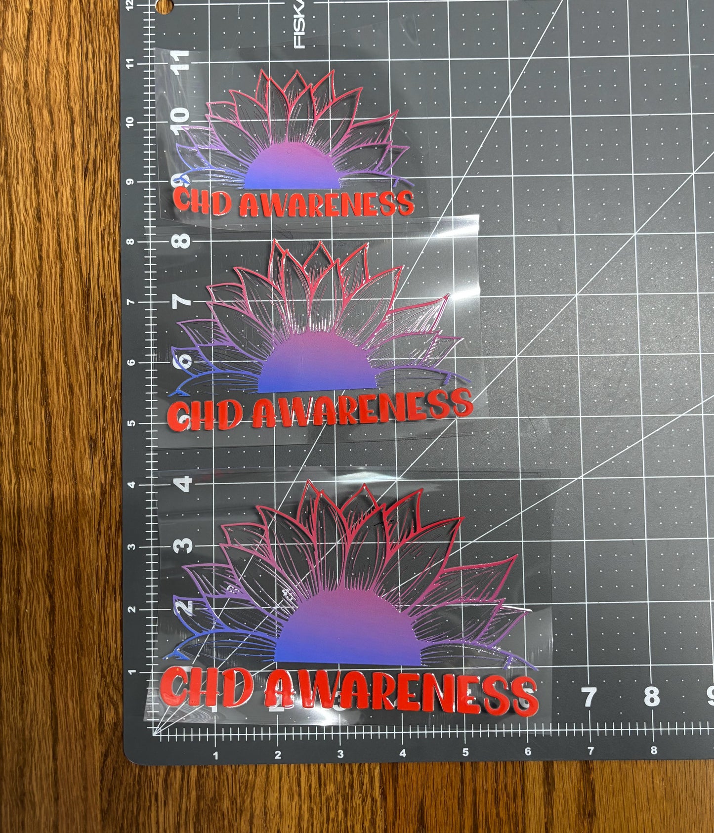 CHD Awareness Sunflower Car Decal