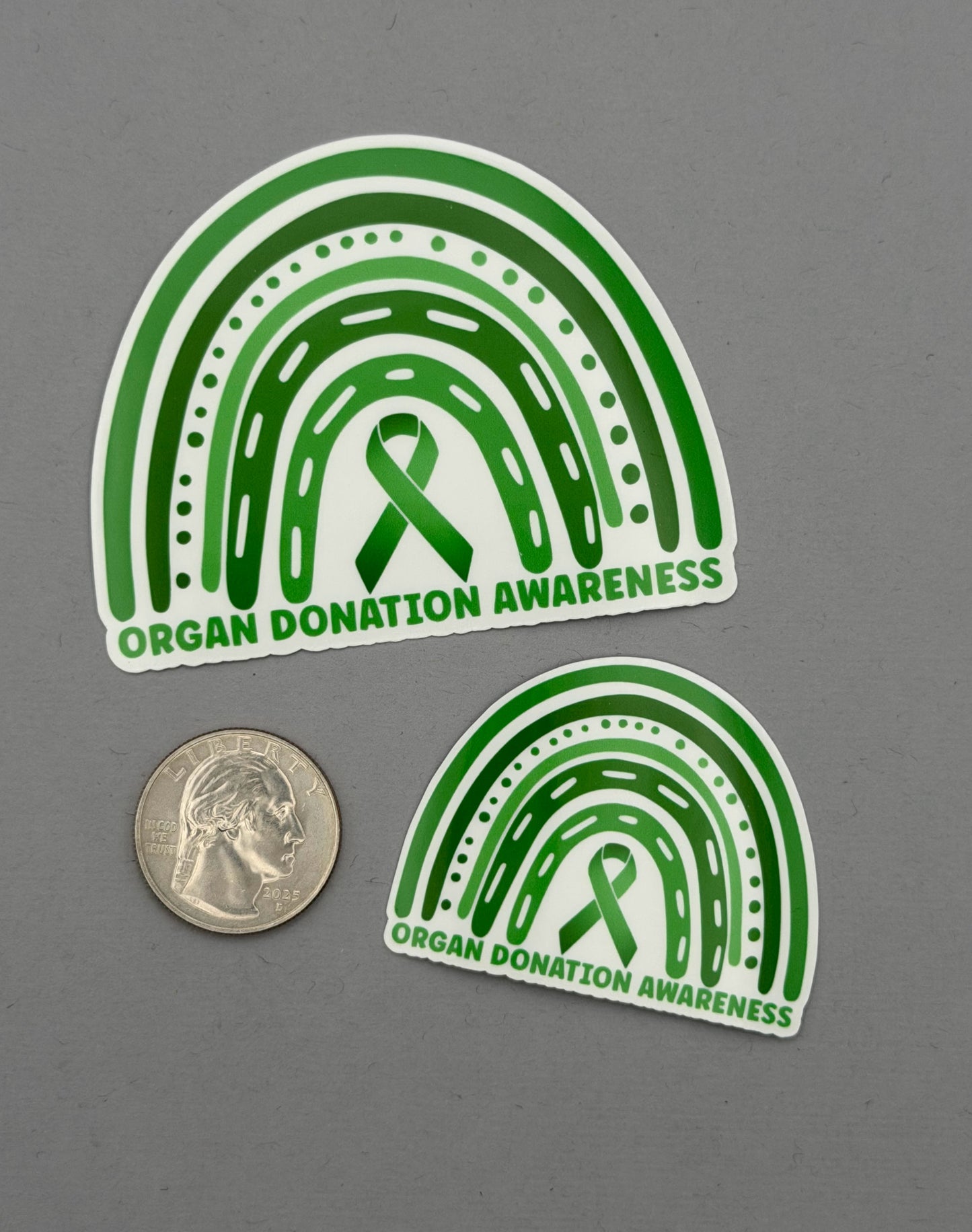 Organ Donation Awareness Rainbow Sticker