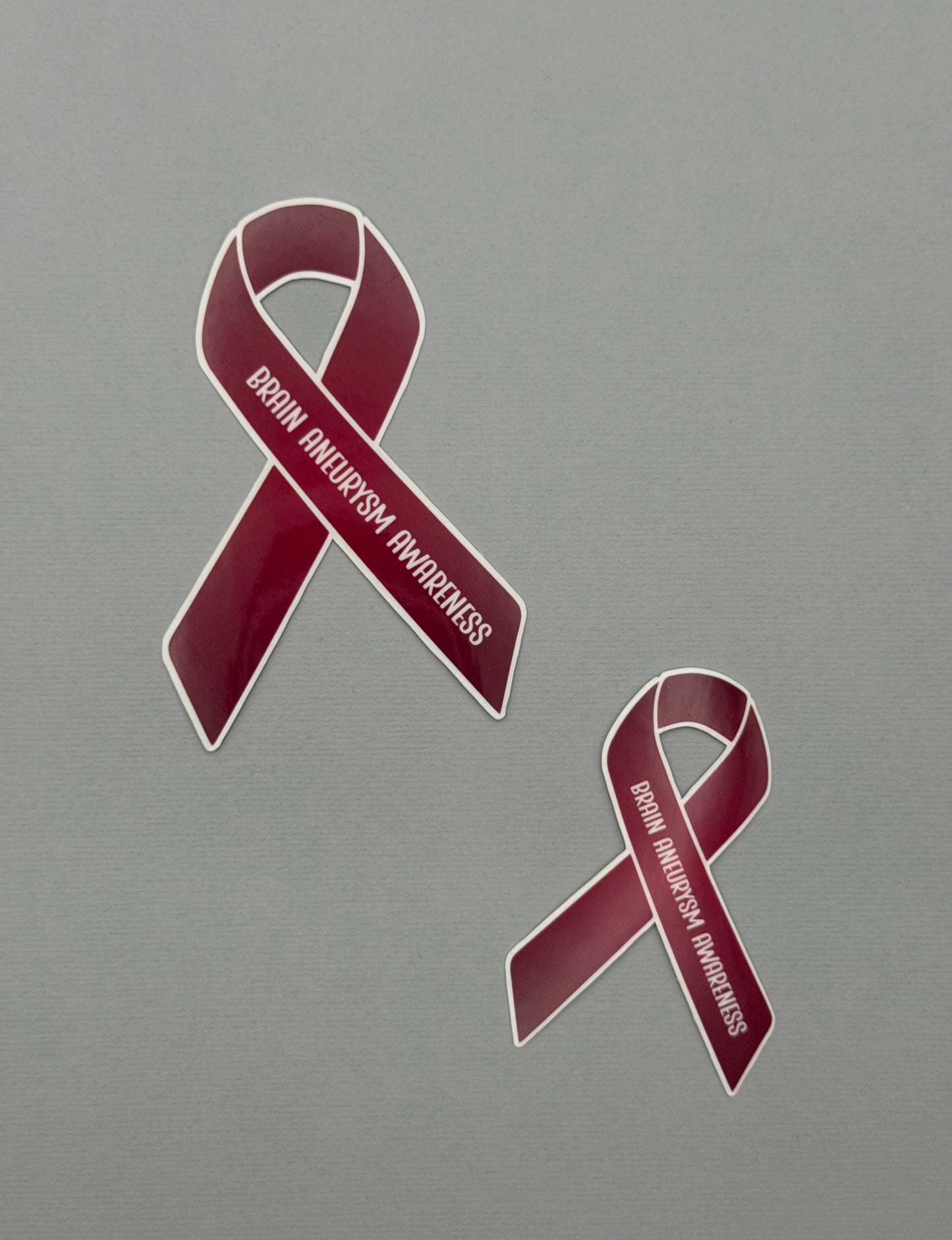 Brain Aneurysm Awareness Ribbon Sticker or Magnet