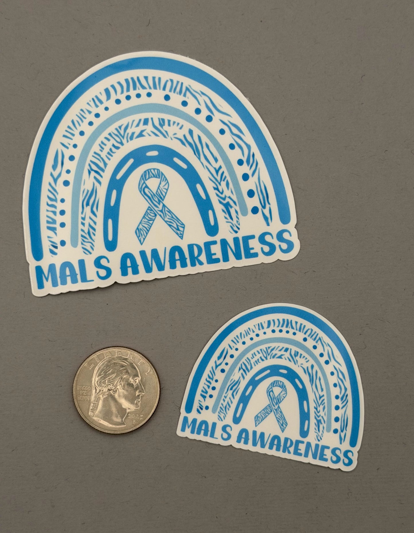 MALS Awareness Rainbow Sticker