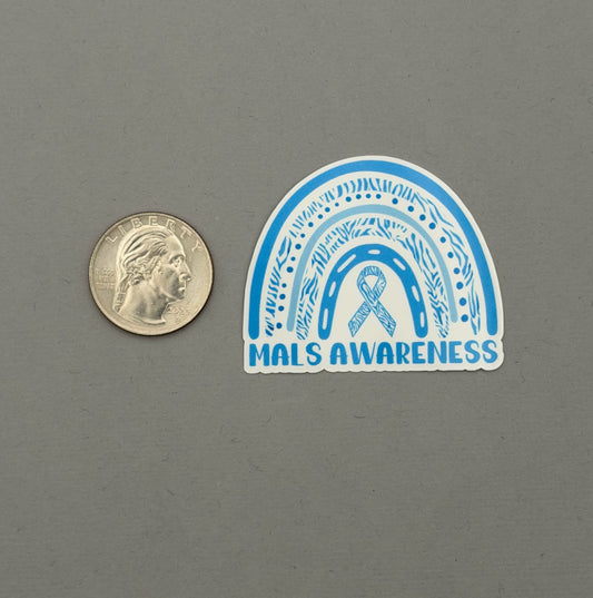 MALS Awareness Rainbow Sticker