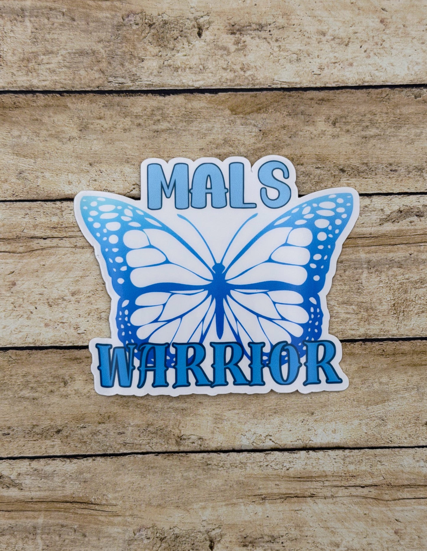 MALS Warrior Butterfly Sticker