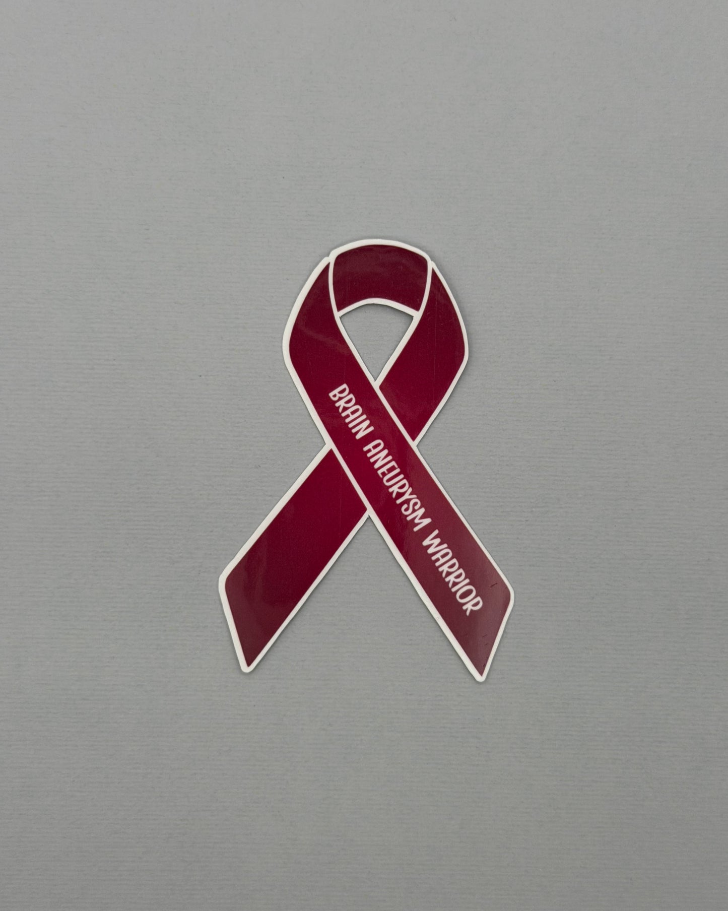 Brain Aneurysm Warrior Ribbon Sticker or Magnet