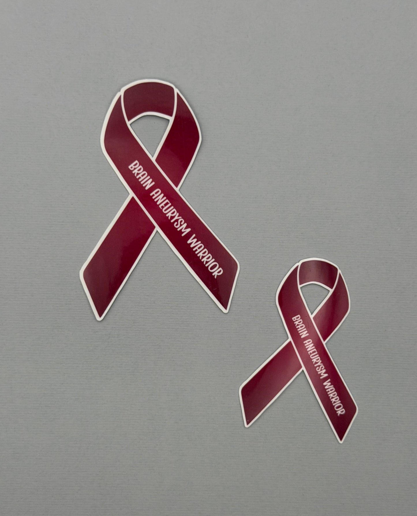 Brain Aneurysm Warrior Ribbon Sticker or Magnet