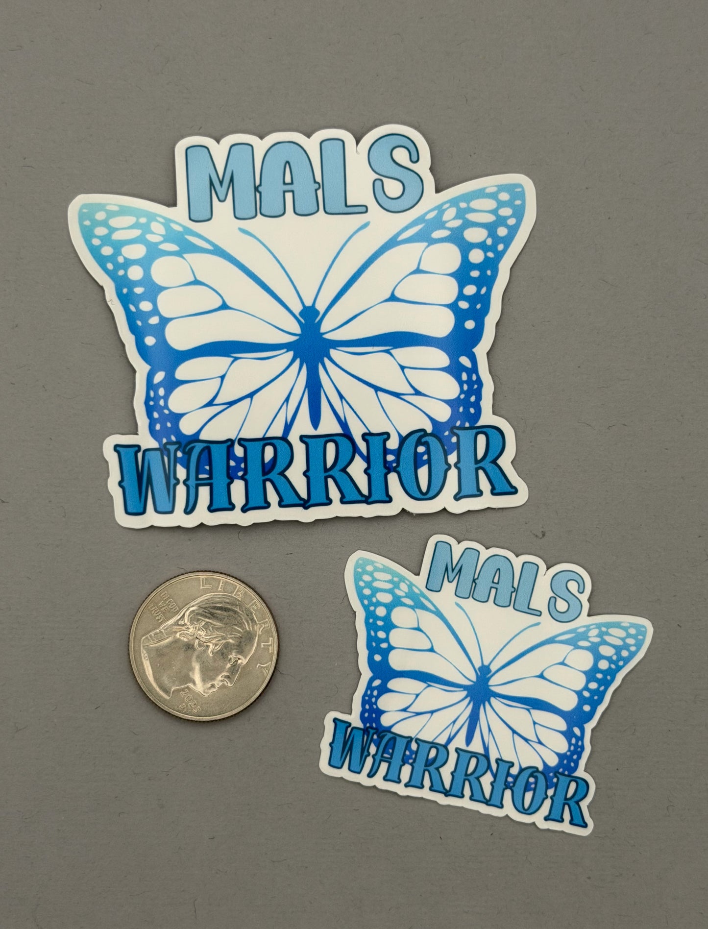 MALS Warrior Butterfly Sticker