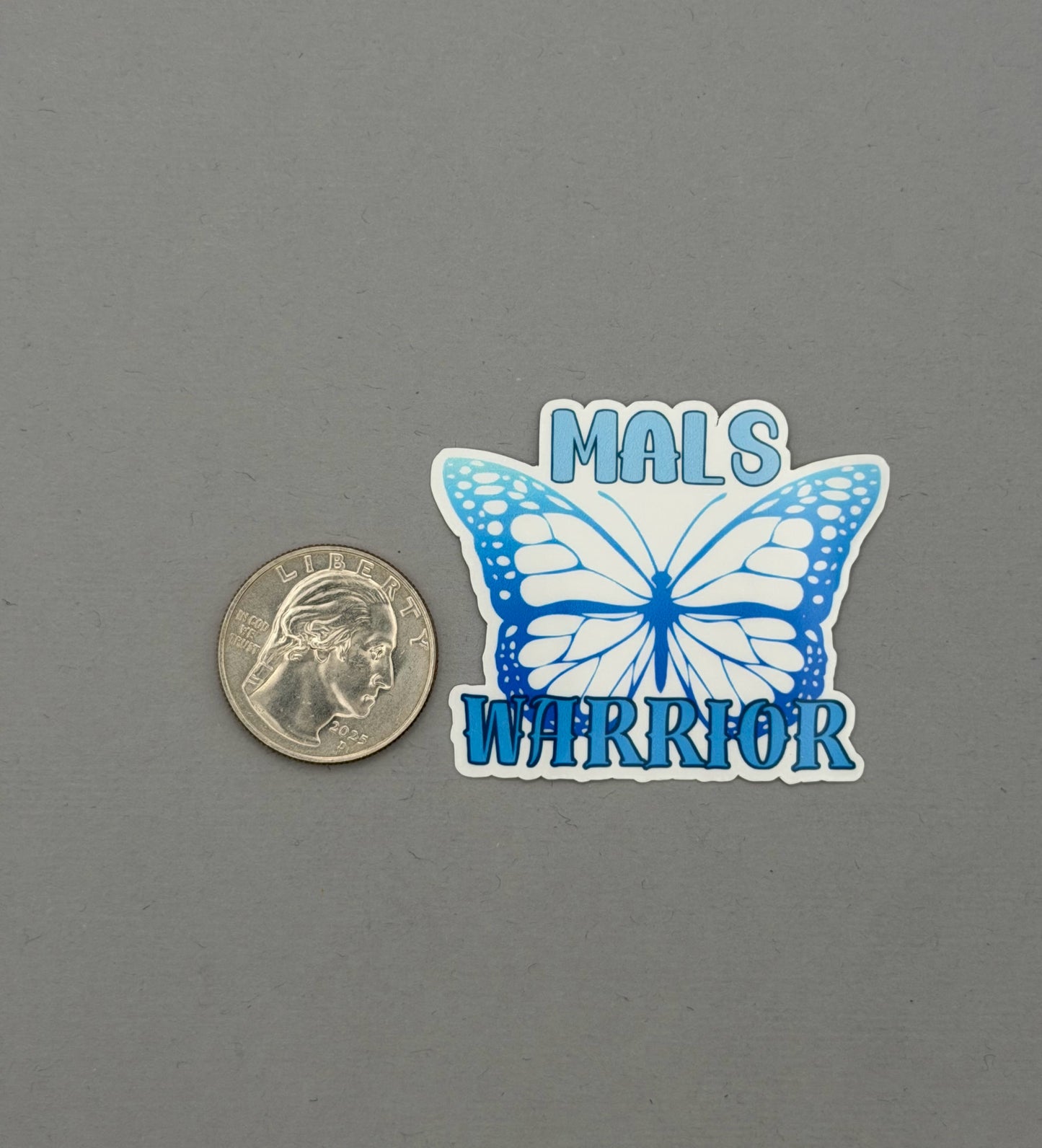 MALS Warrior Butterfly Sticker