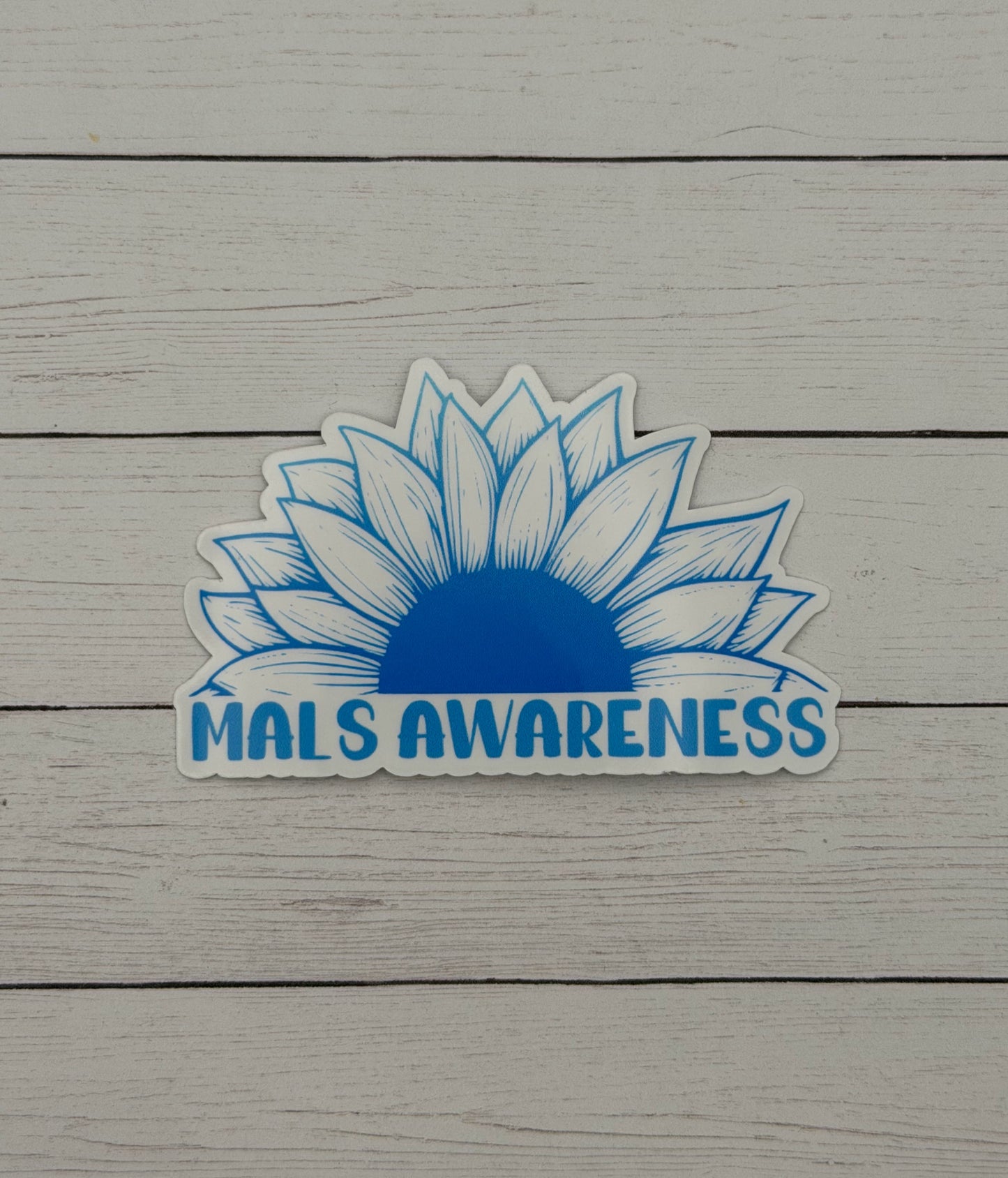 MALS Awareness Sunflower Sticker