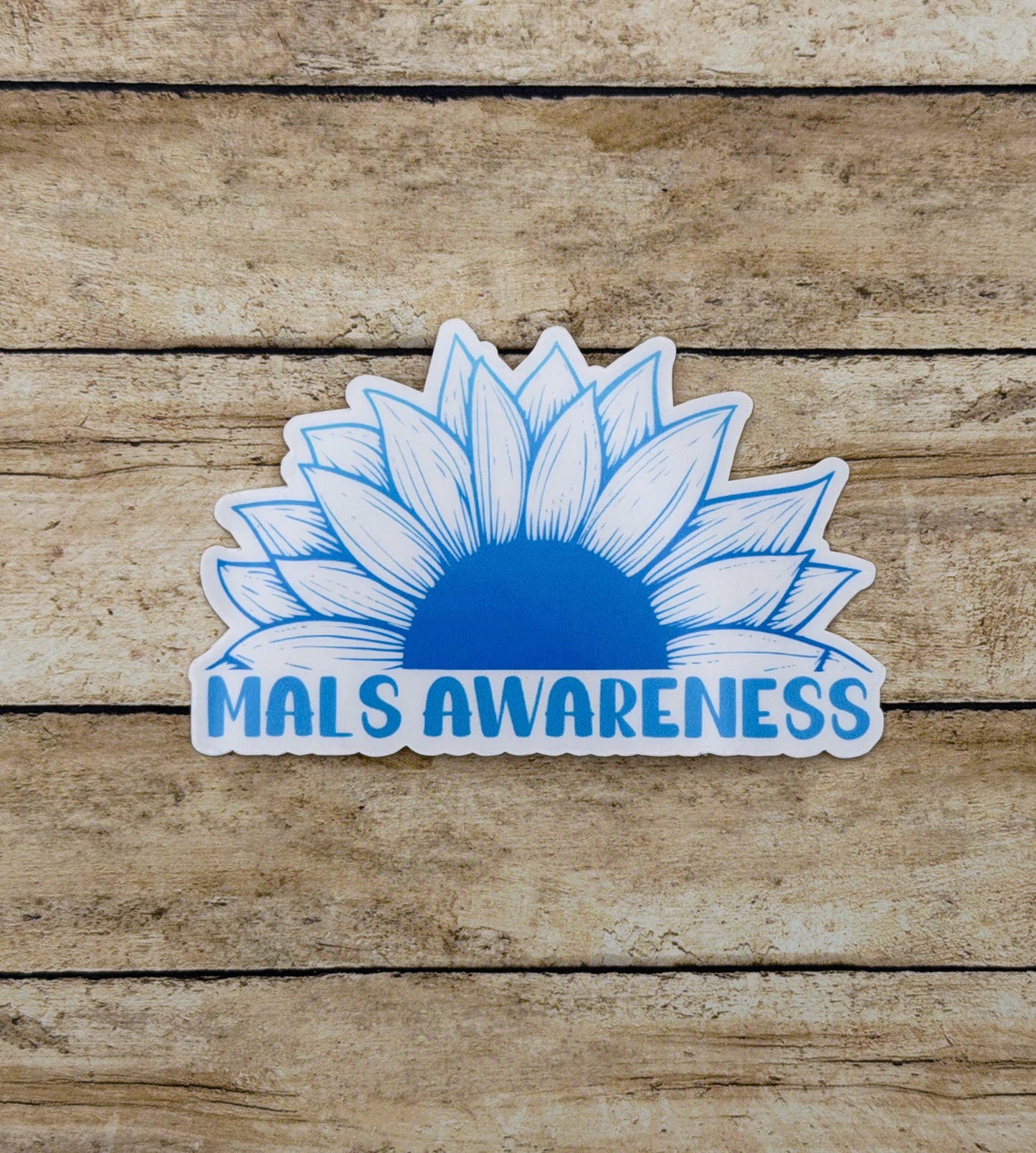 MALS Awareness Sunflower Sticker