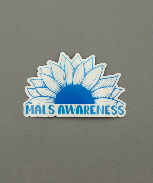 MALS Awareness Sunflower Sticker