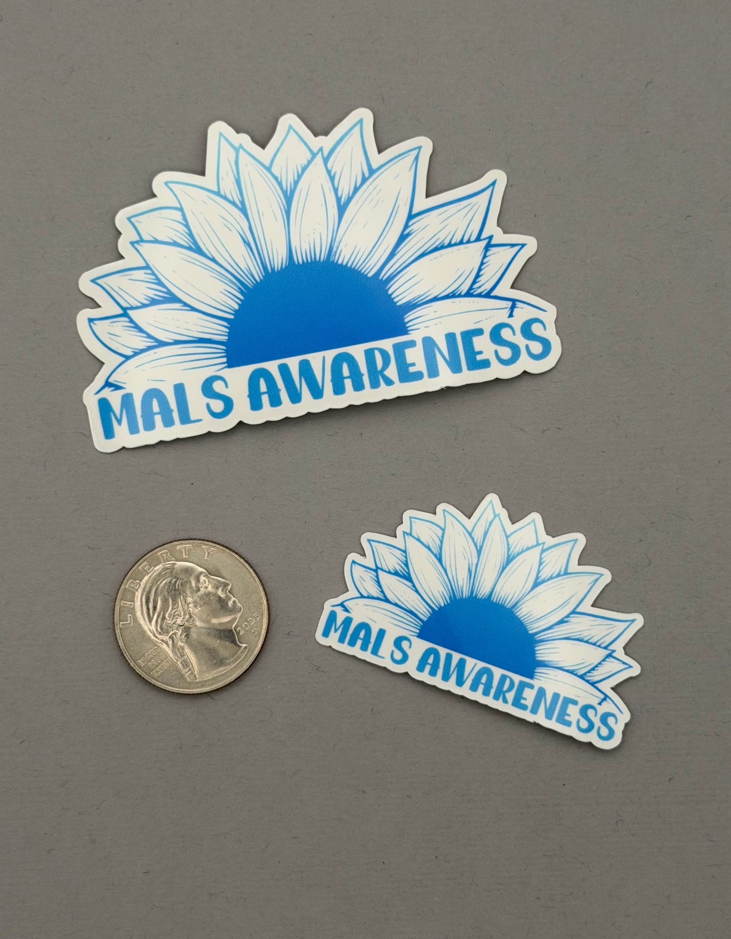 MALS Awareness Sunflower Sticker