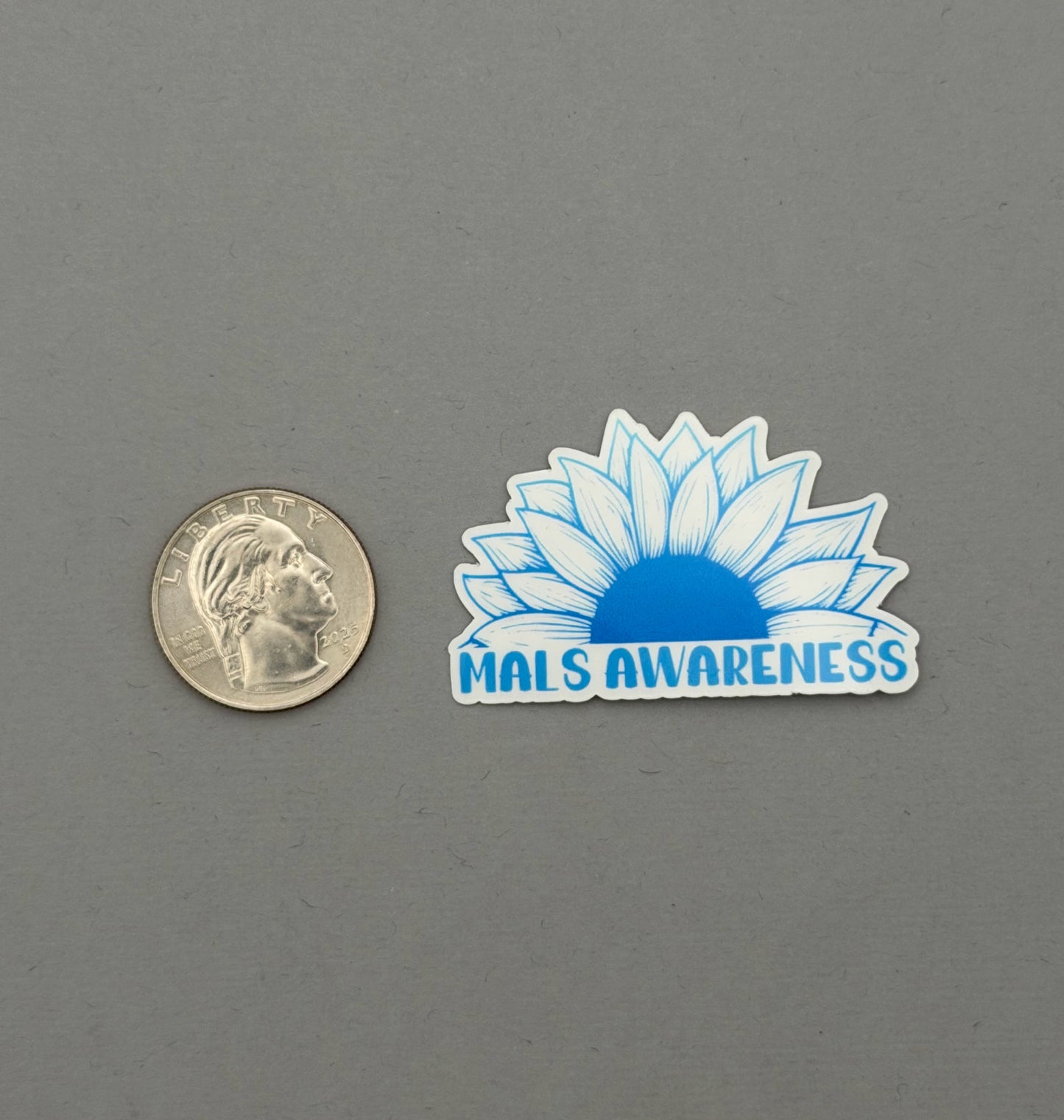 MALS Awareness Sunflower Sticker
