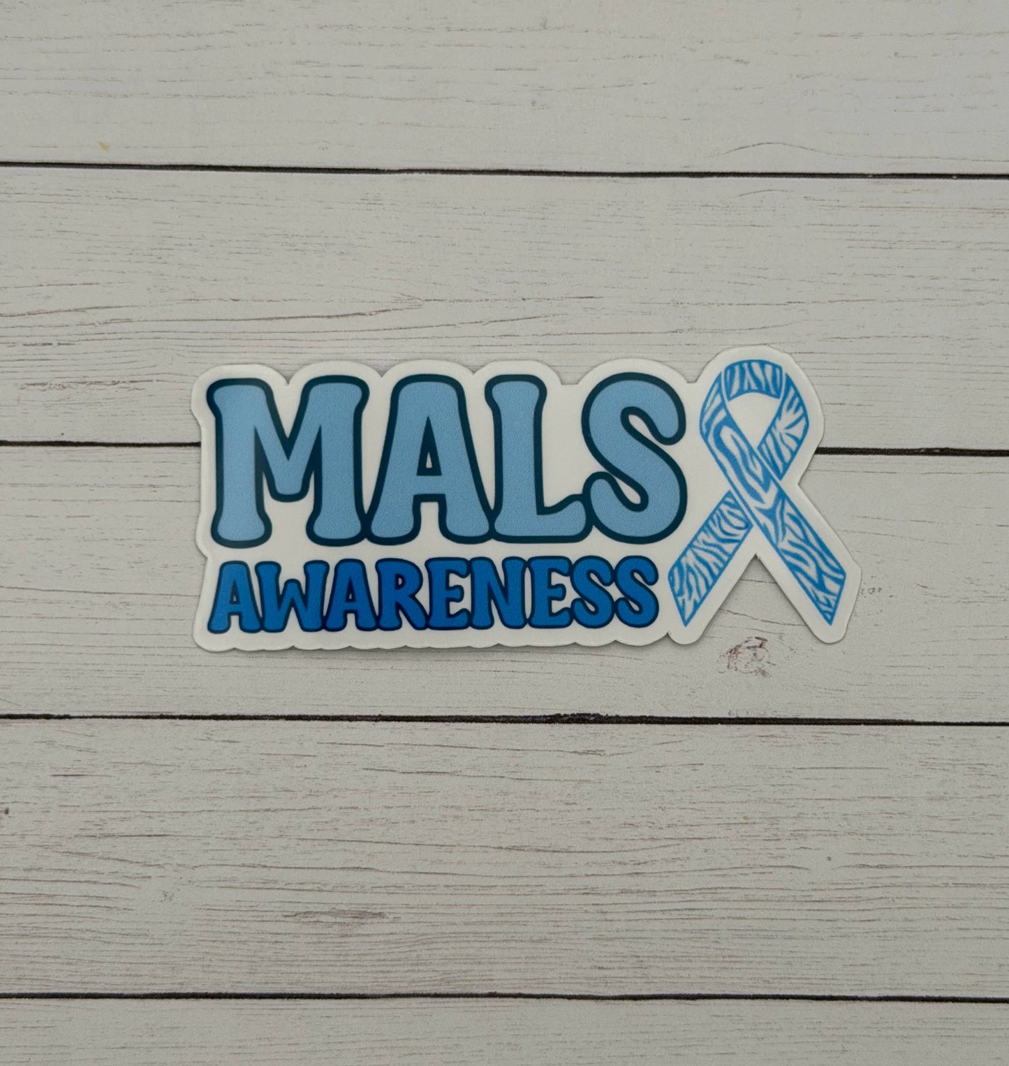 MALS Awareness with Ribbon Sticker