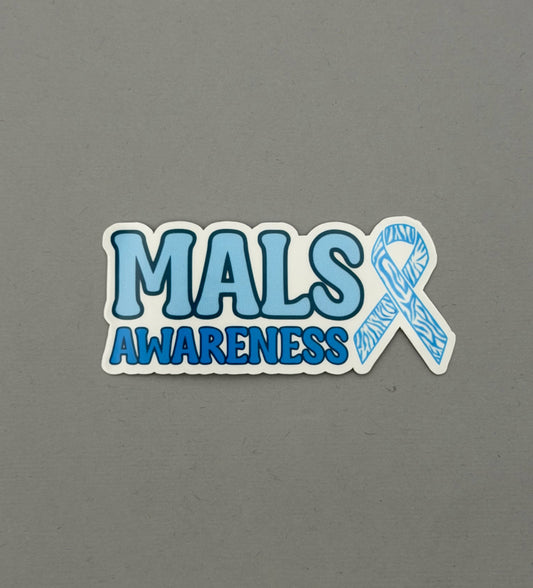 MALS Awareness with Ribbon Sticker