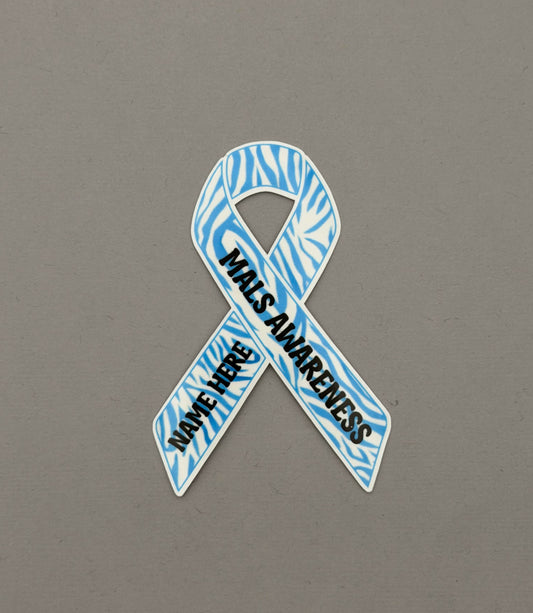 MALS Awareness Custom Ribbon Sticker