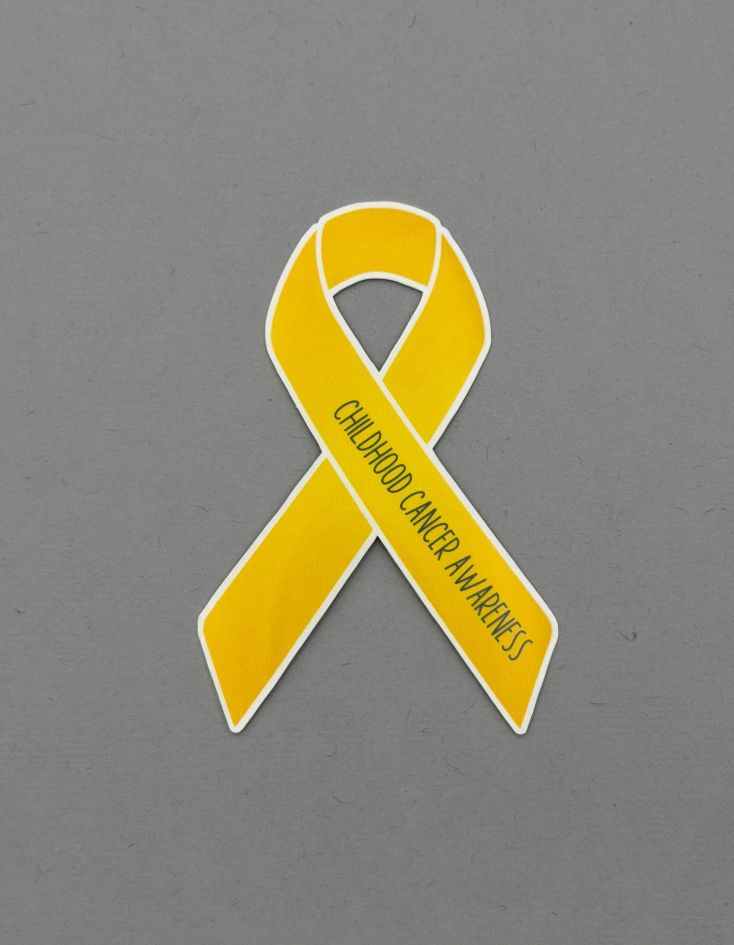 Childhood Cancer Awareness Ribbon Sticker