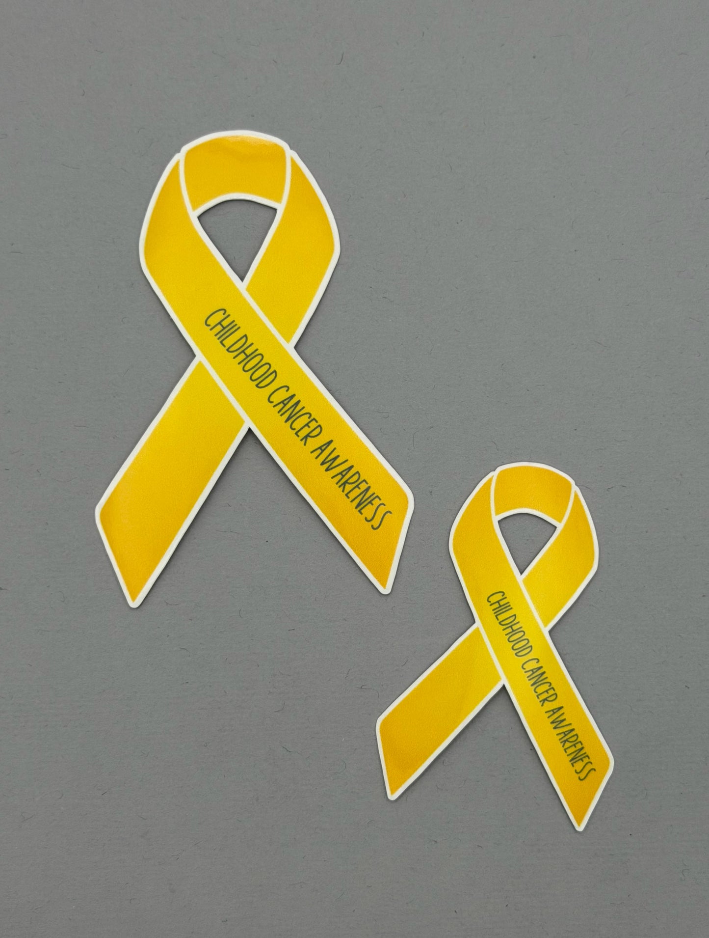 Childhood Cancer Awareness Ribbon Sticker