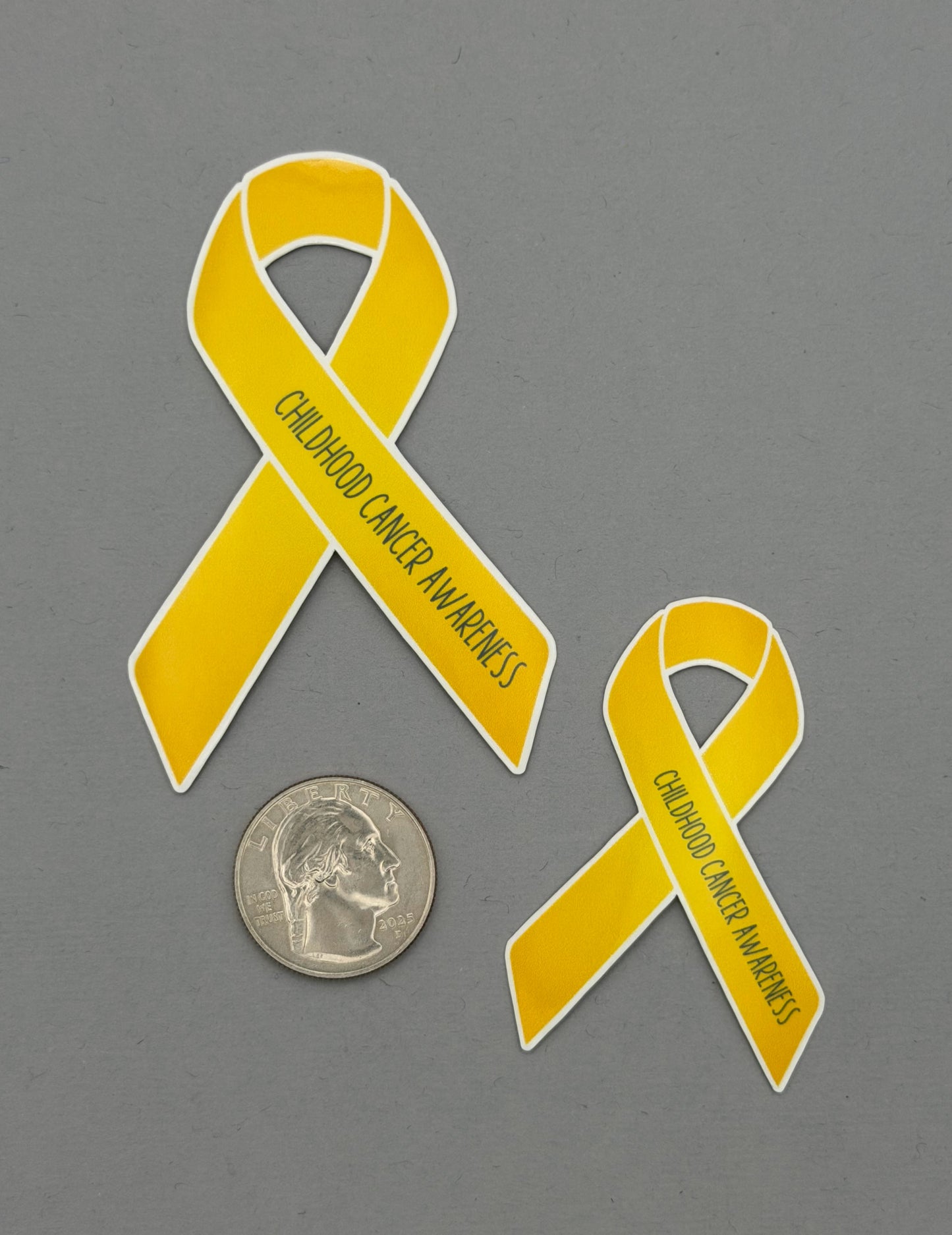 Childhood Cancer Awareness Ribbon Sticker