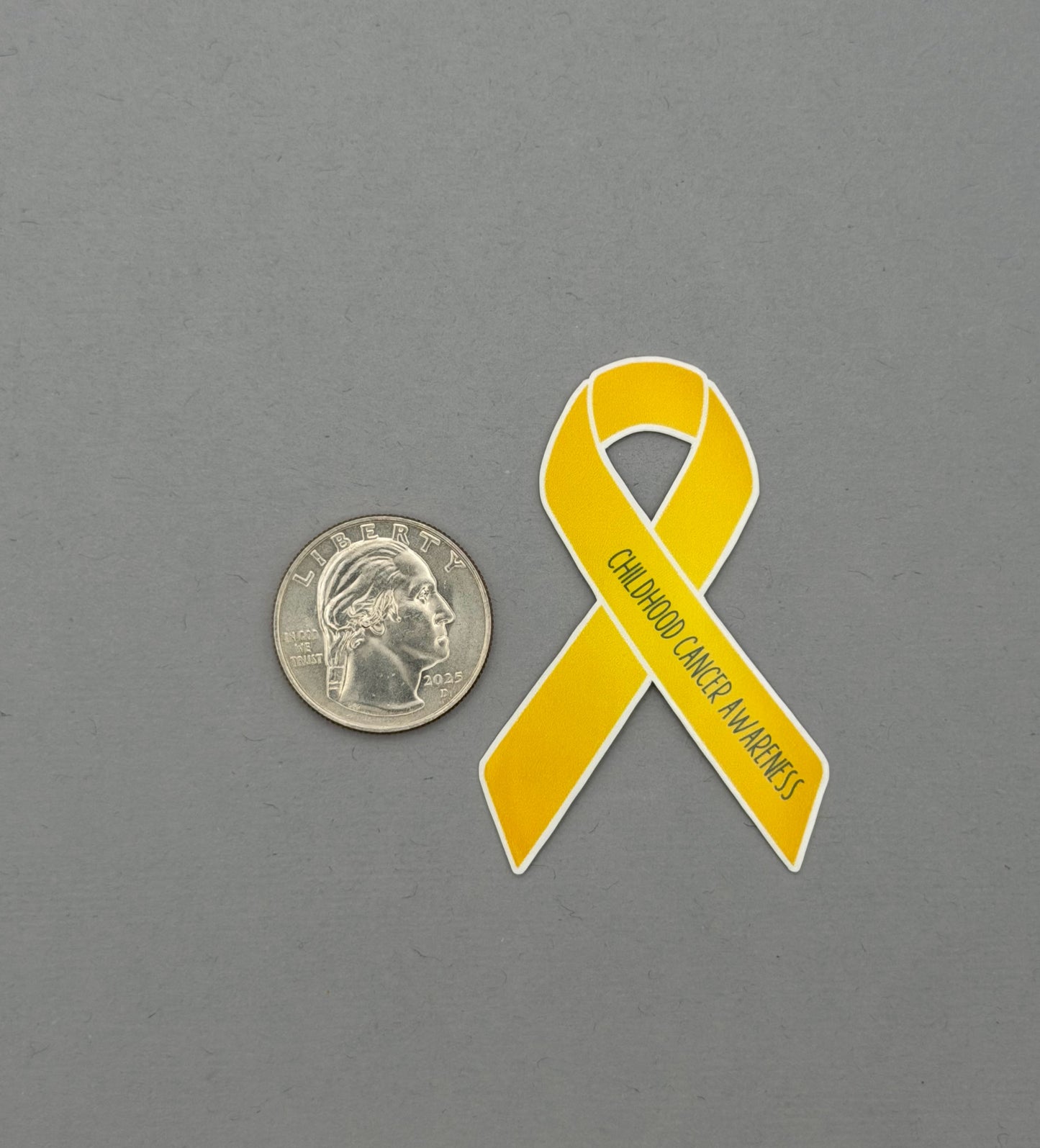 Childhood Cancer Awareness Ribbon Sticker