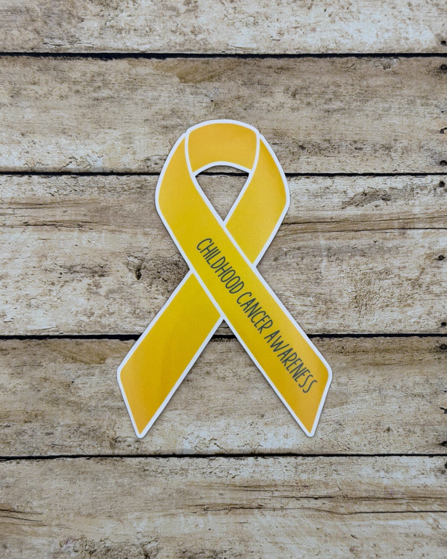 Childhood Cancer Awareness Ribbon Sticker