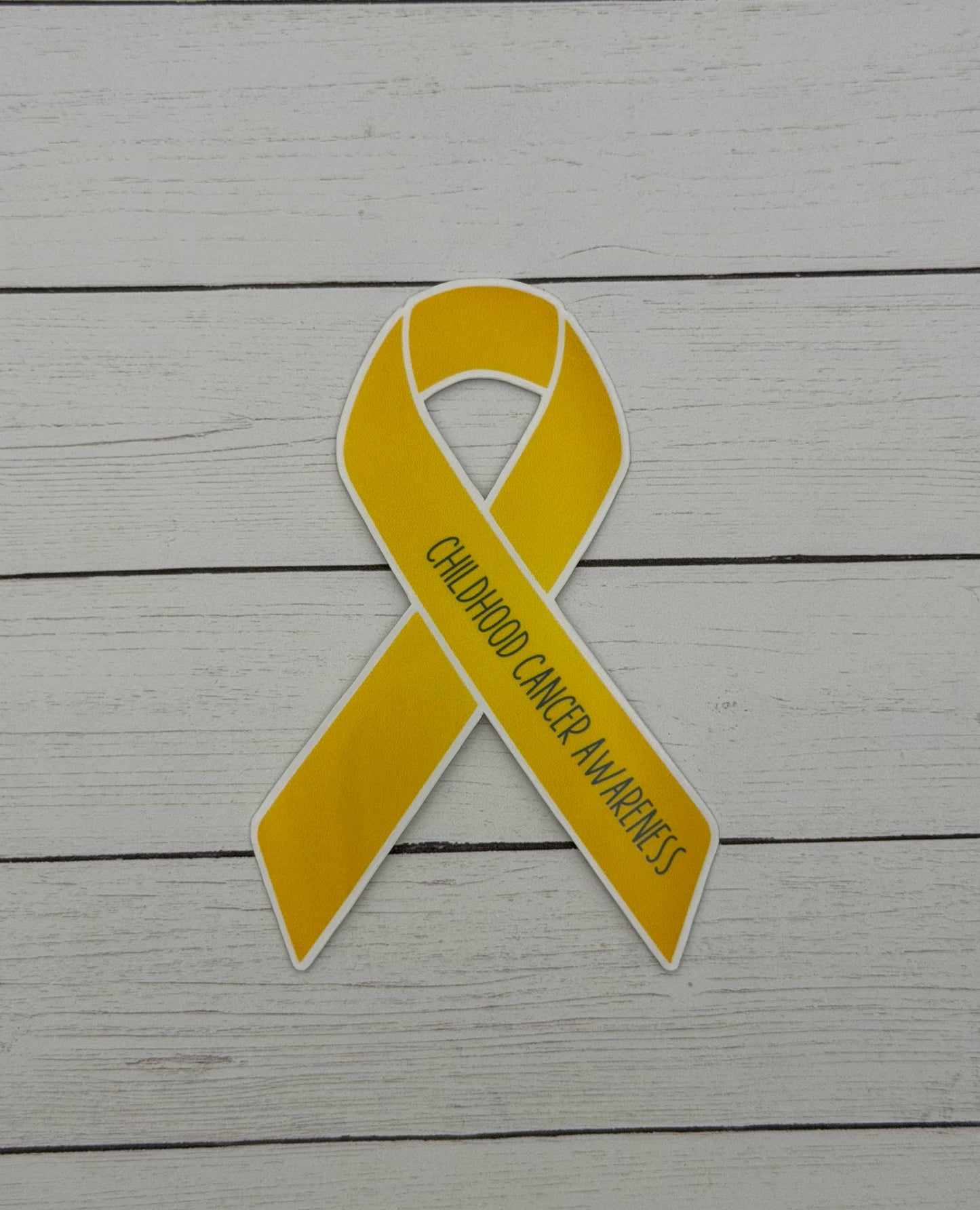Childhood Cancer Awareness Ribbon Sticker